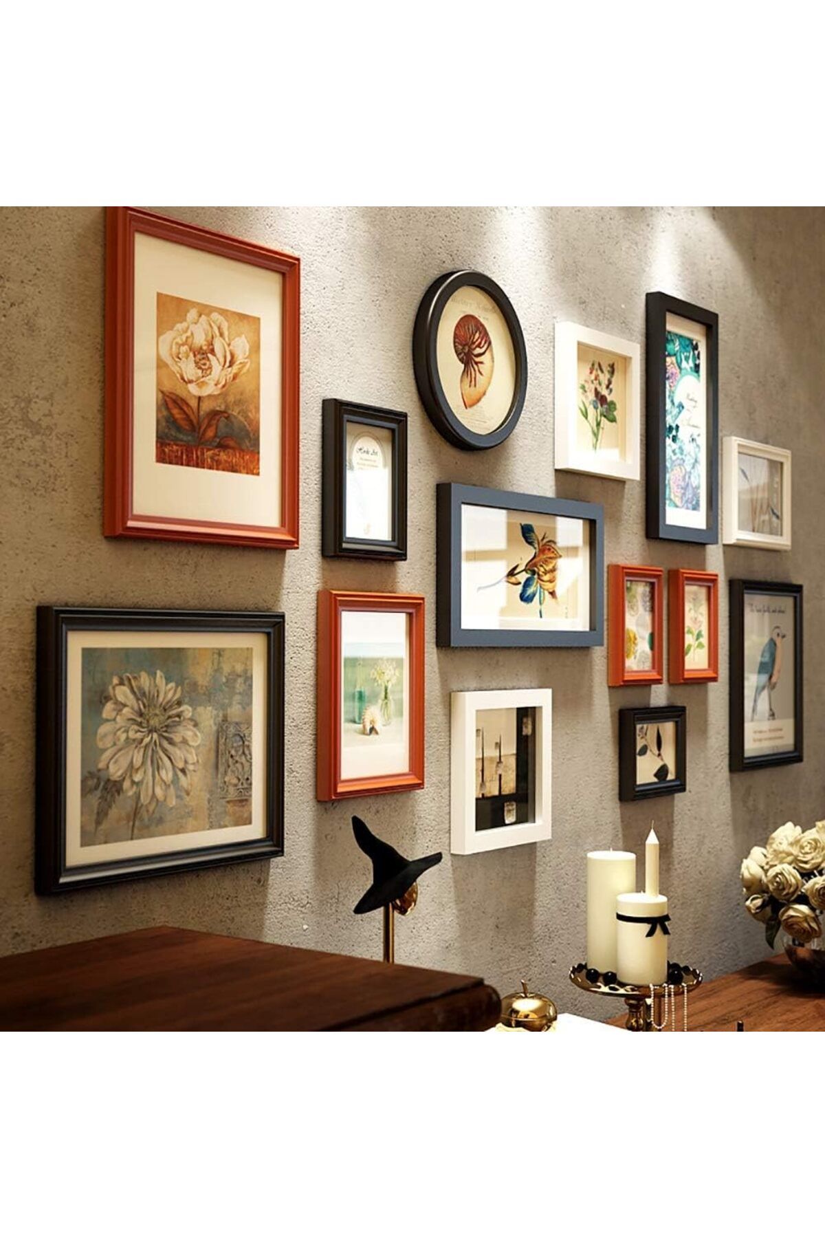 VipDeluXe MEETA 14 farklı resim çerçeveli resim çerçevesi Karışık Renk Ve Karışık Desen