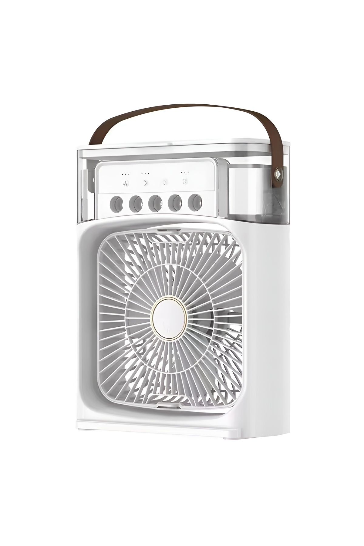 Aırstorr Işıklı Klima 600ml 5 Spreyli Vantilatör Buzlu Buharlı Mini Klima Mini Fan Buzlu