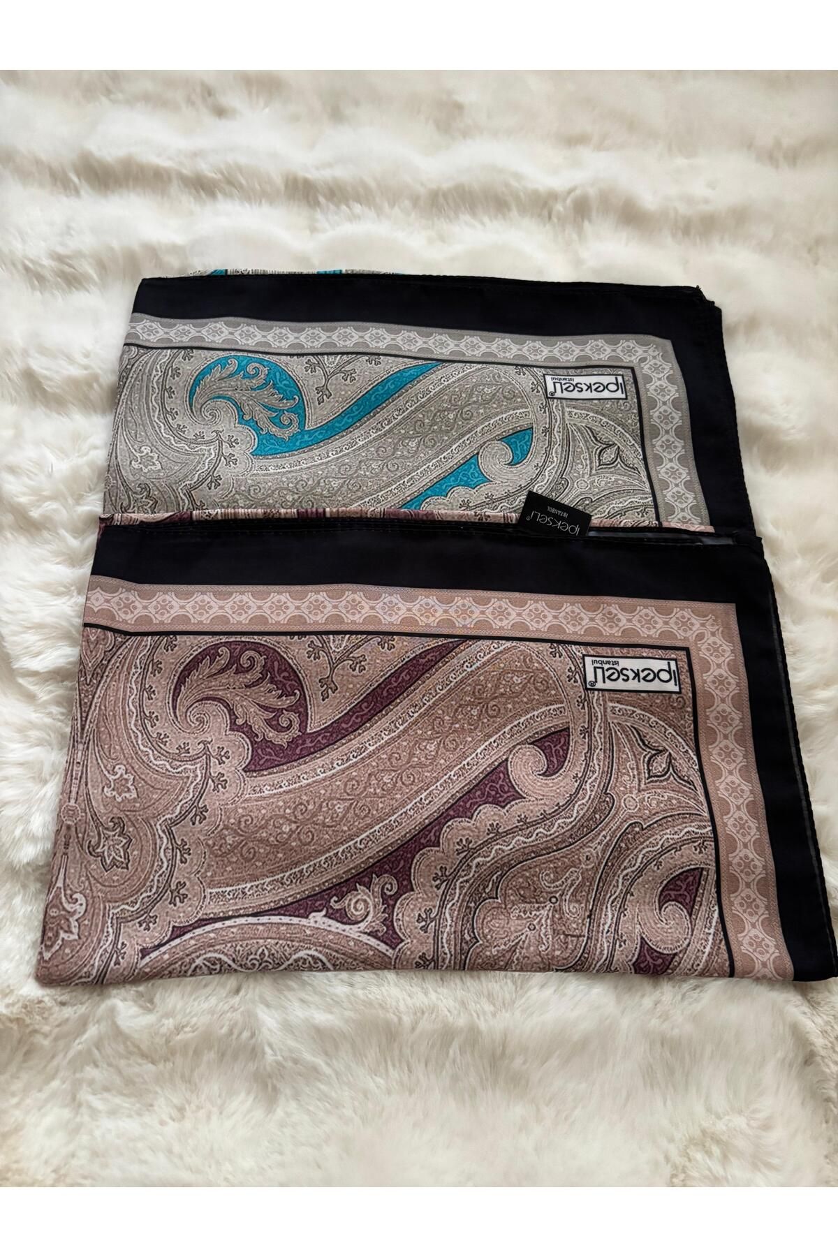 İpekseli 2 Lİ PAMUK SOFT ETNİK DESEN ŞAL