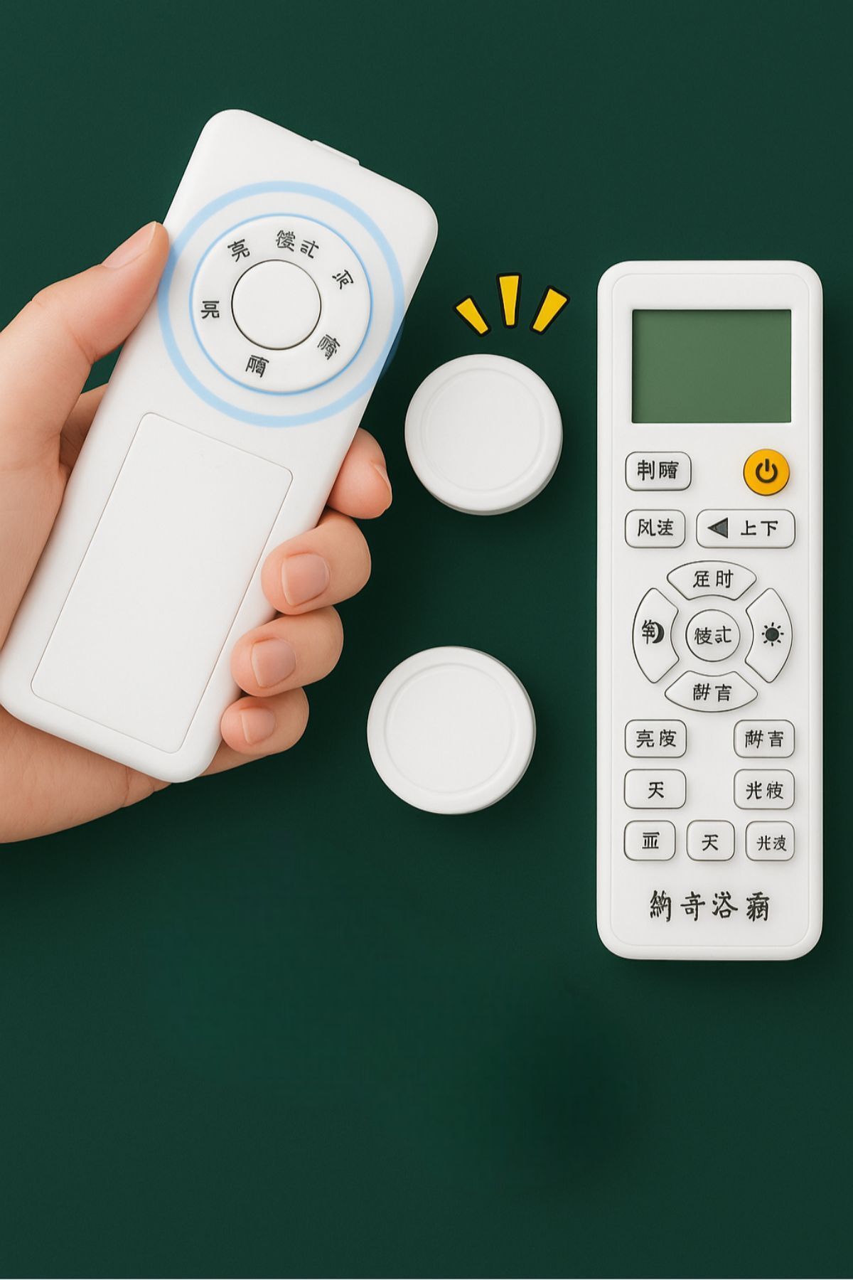 TOYFEST Mıknatıslı Kumanda & Telefon Tutucu | Çok Amaçlı Duvar Askısı - 2'li Set