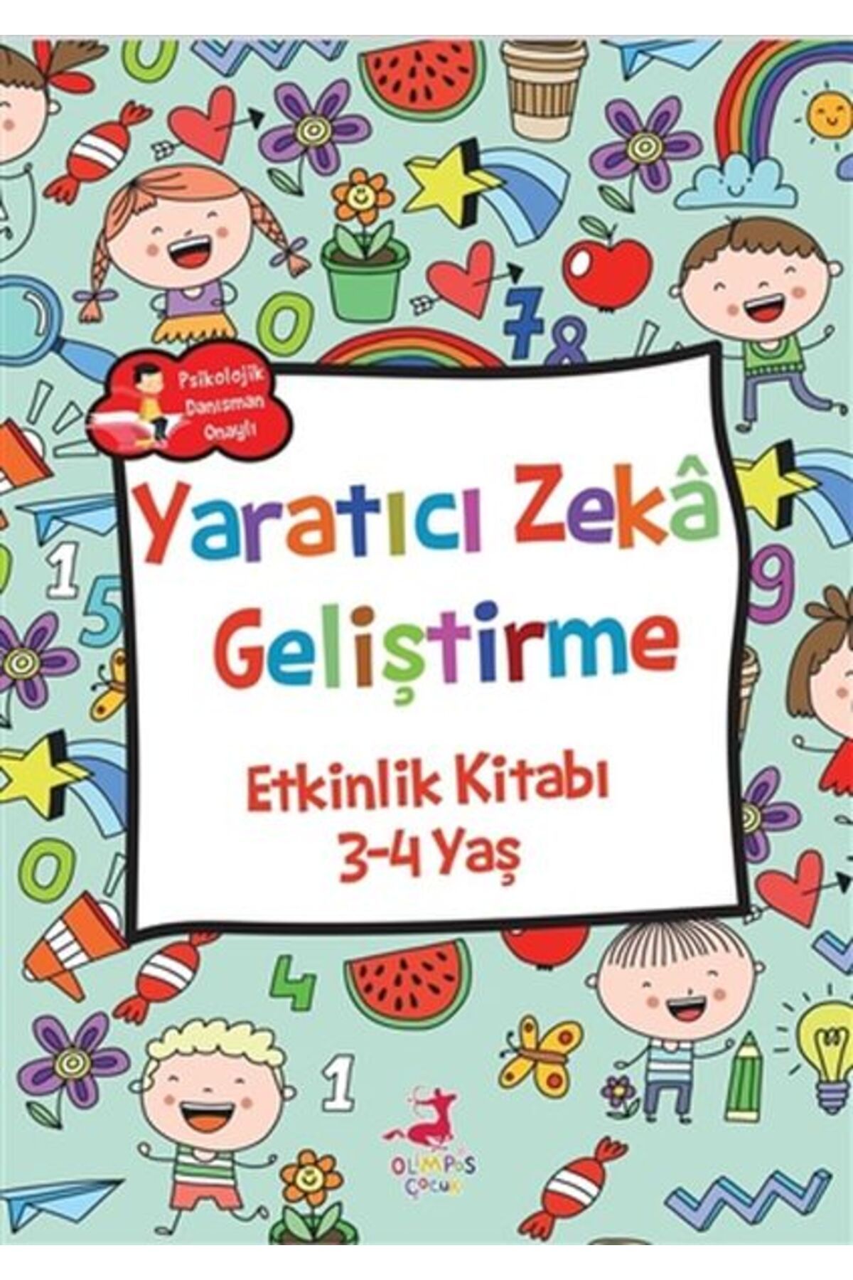 Türk Dil Kurumu Yayınları Yaratıcı Zeka Geliştirme - Etkinlik Kitabı (3-4 Yaş)