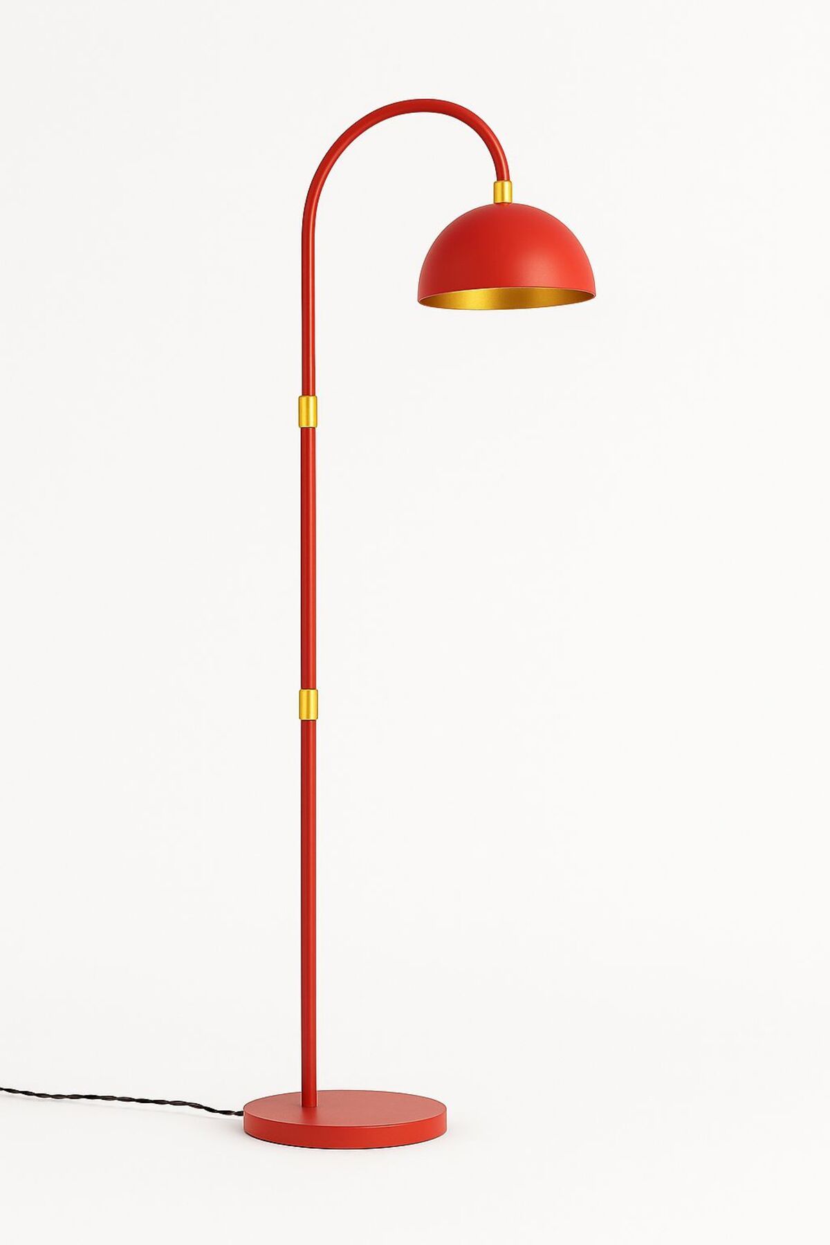 Vinner Curve Lambader Modern Dekoratif Metal Oturma Odası Çalışma Odası Zemin Lambası