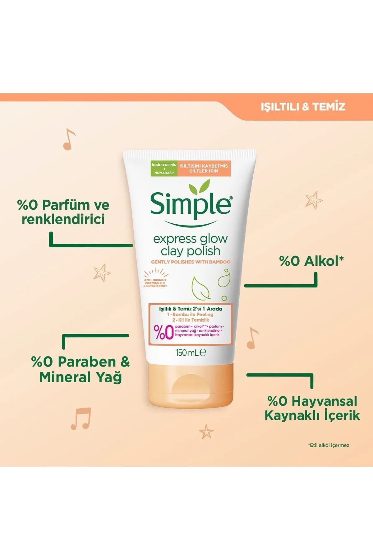 Simple-Protect & Glow 2 in 1 Shimmer & Shine for Skin That Has Lost Its Radiance 150 ml X2 Pcs 2