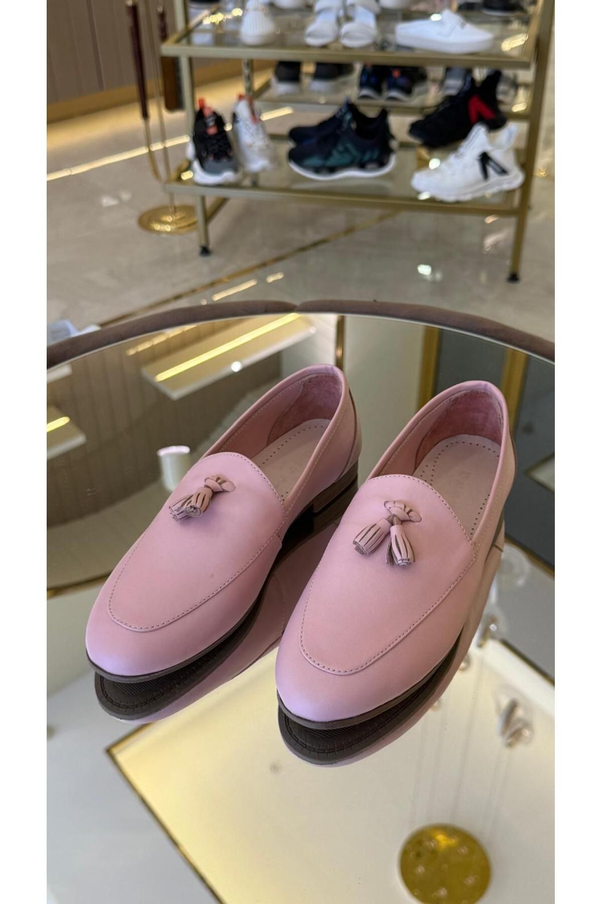 DUYGUSHOESBAG Hakiki Deri Kadın Komfor Ayakkabı