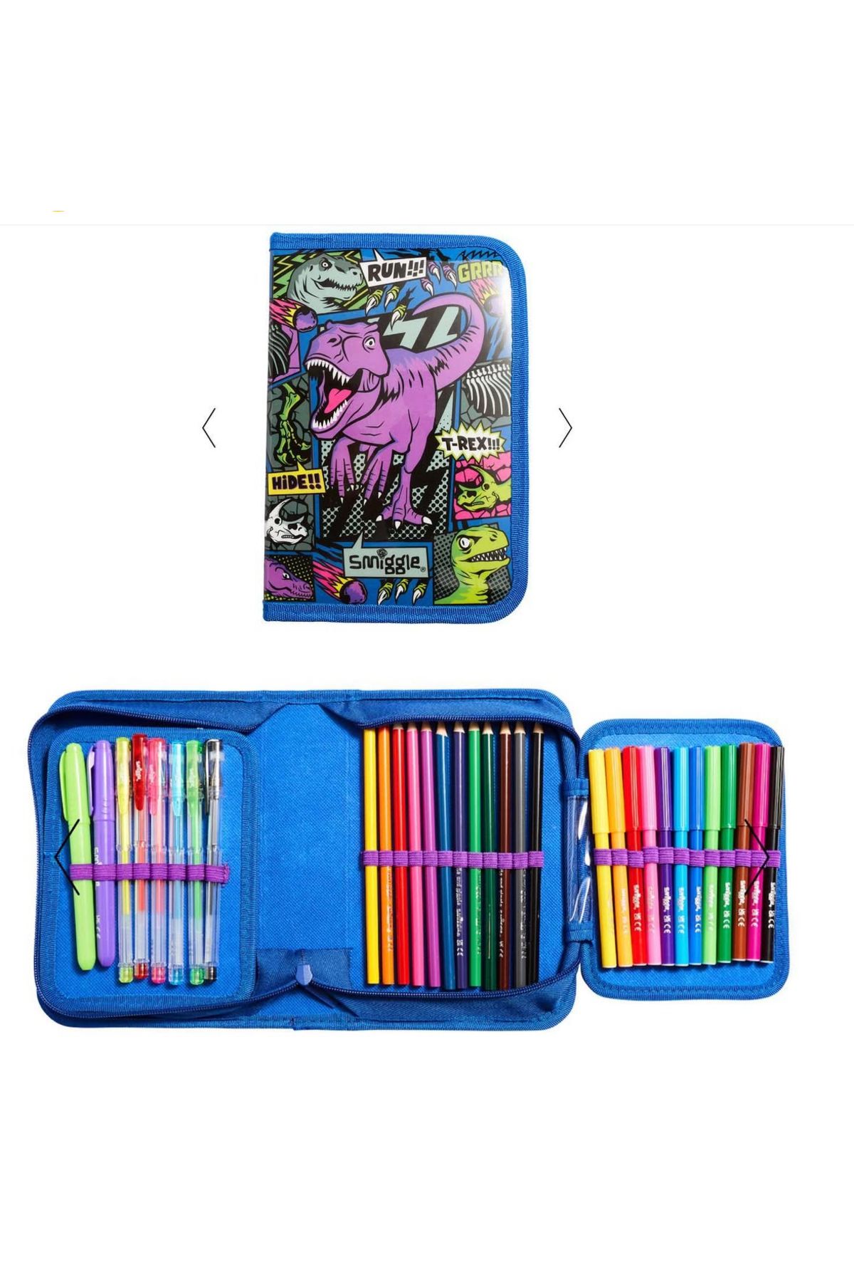 SMIGGLE Dinozor Bright Side Kalemkutu Kırtasiye Seti