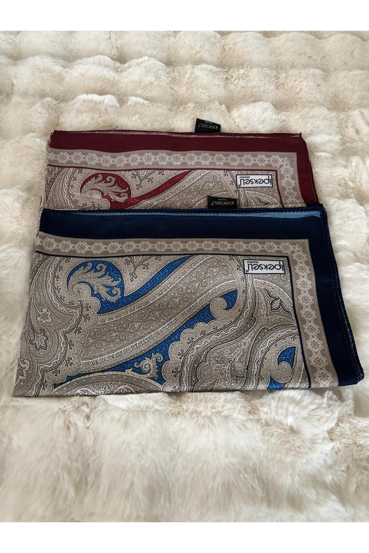 İpekseli 2 Lİ ETNİK DESEN PAMUK SOFT ŞAL