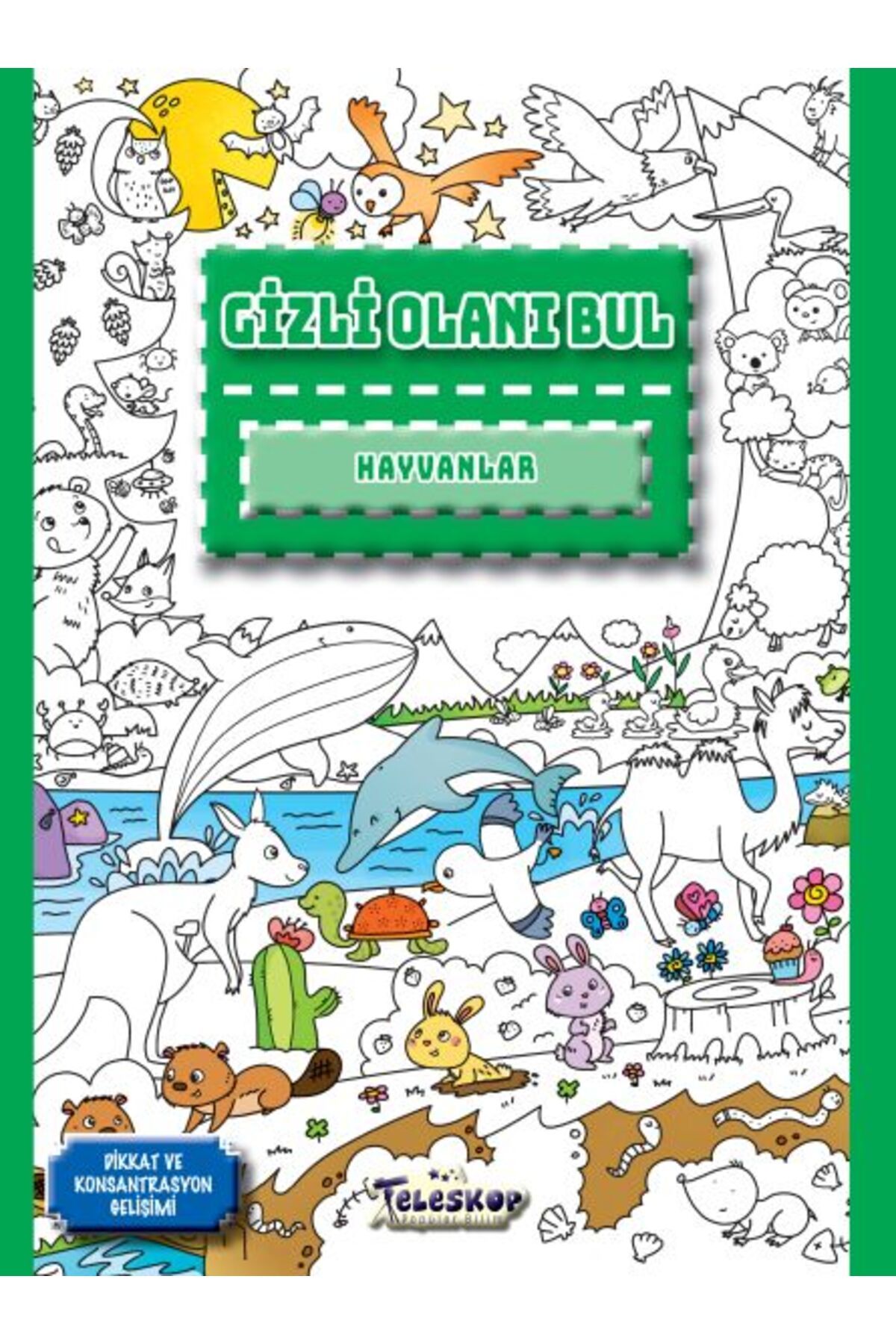 Teleskop Popüler Bilim Hayvanlar - Gizli Olanı Bul