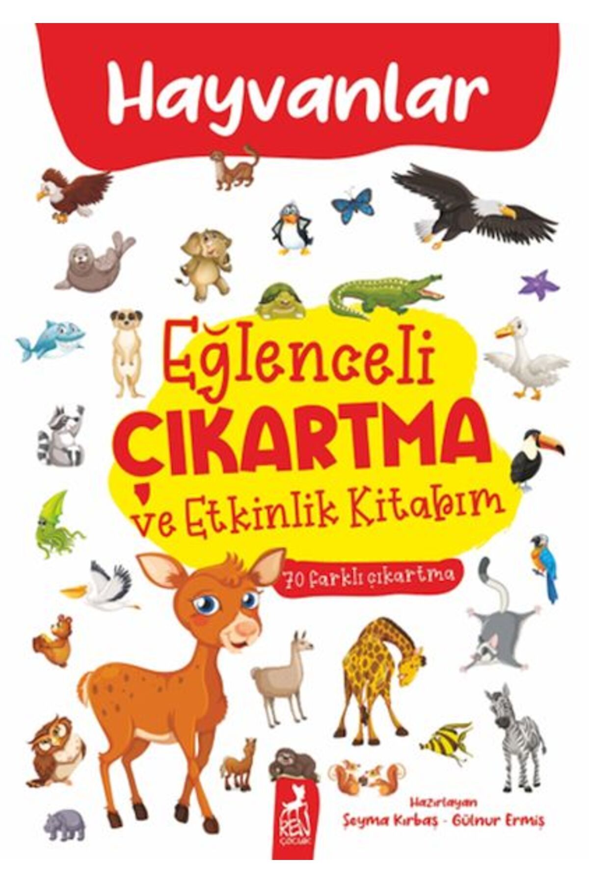 Türk Dil Kurumu Yayınları Eğlenceli Çıkartma ve Etkinlik Kitabım - Hayvanlar