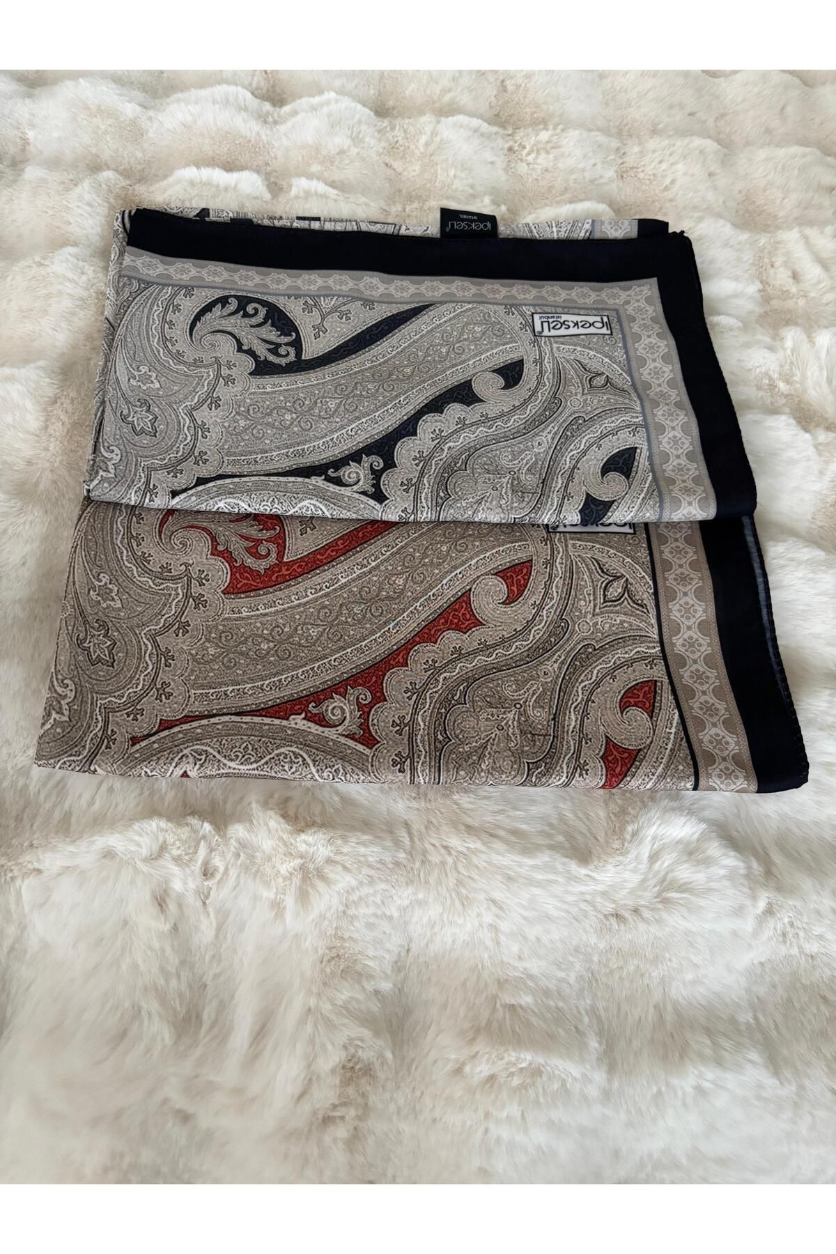 İpekseli 2 Lİ ETNİK DESEN PAMUK SOFT ŞAL