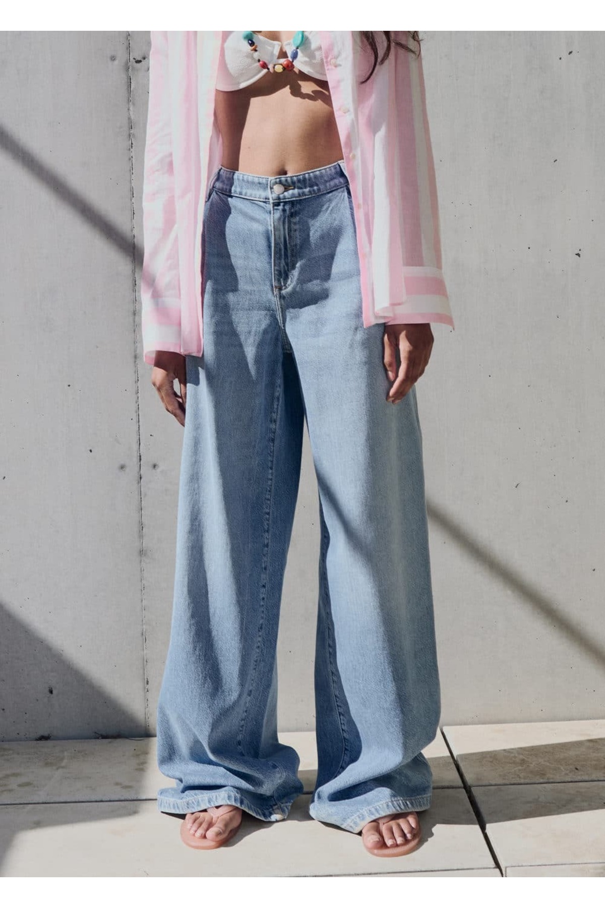 Wideleg Pensli Jean Pantolon