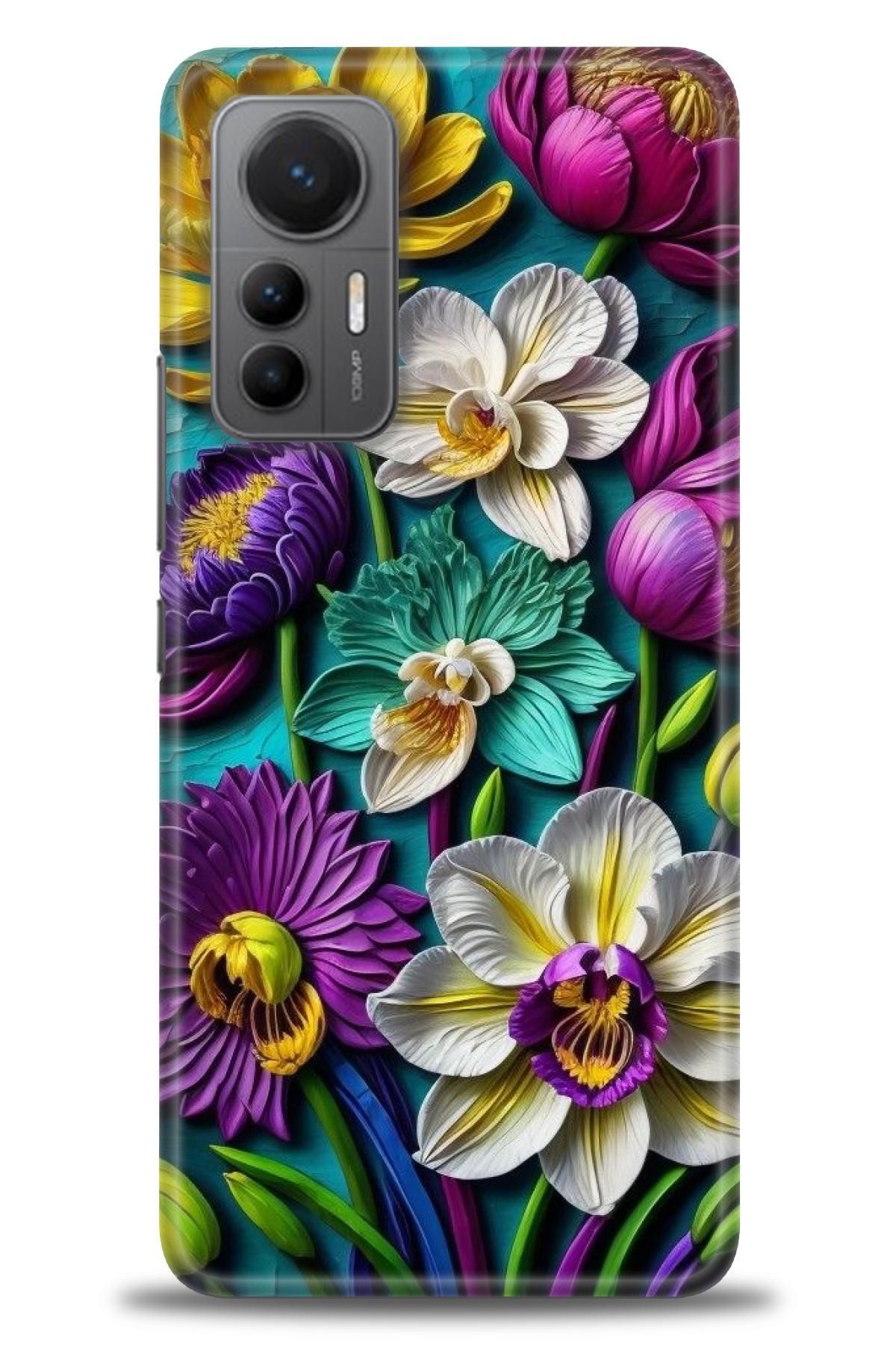 CooperTech Xiaomi Mi 12 Lite İle Uyumlu HD Baskılı Desenli Silikon Kılıf - 420