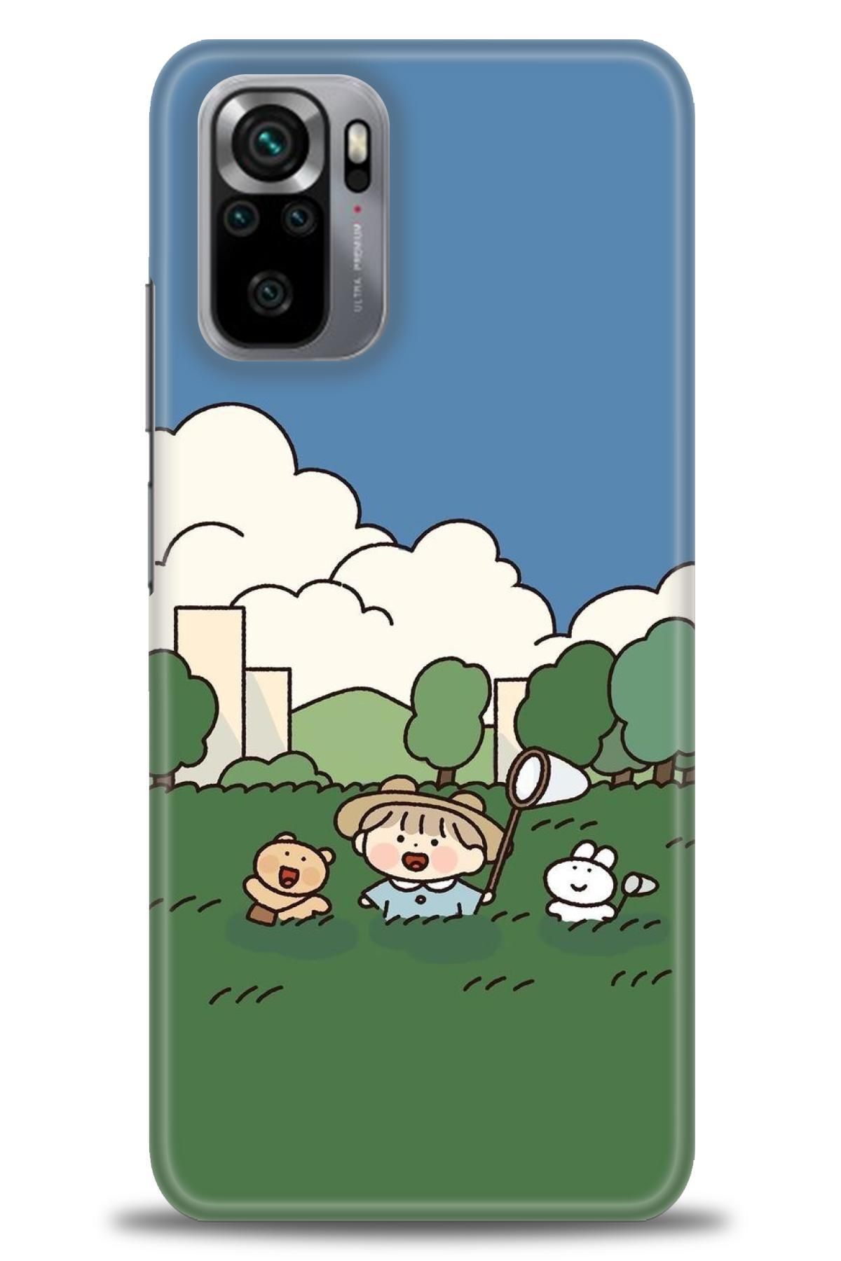 CooperTech Xiaomi Redmi Note 11 SE İle Uyumlu HD Baskılı Desenli Silikon Kılıf - 450
