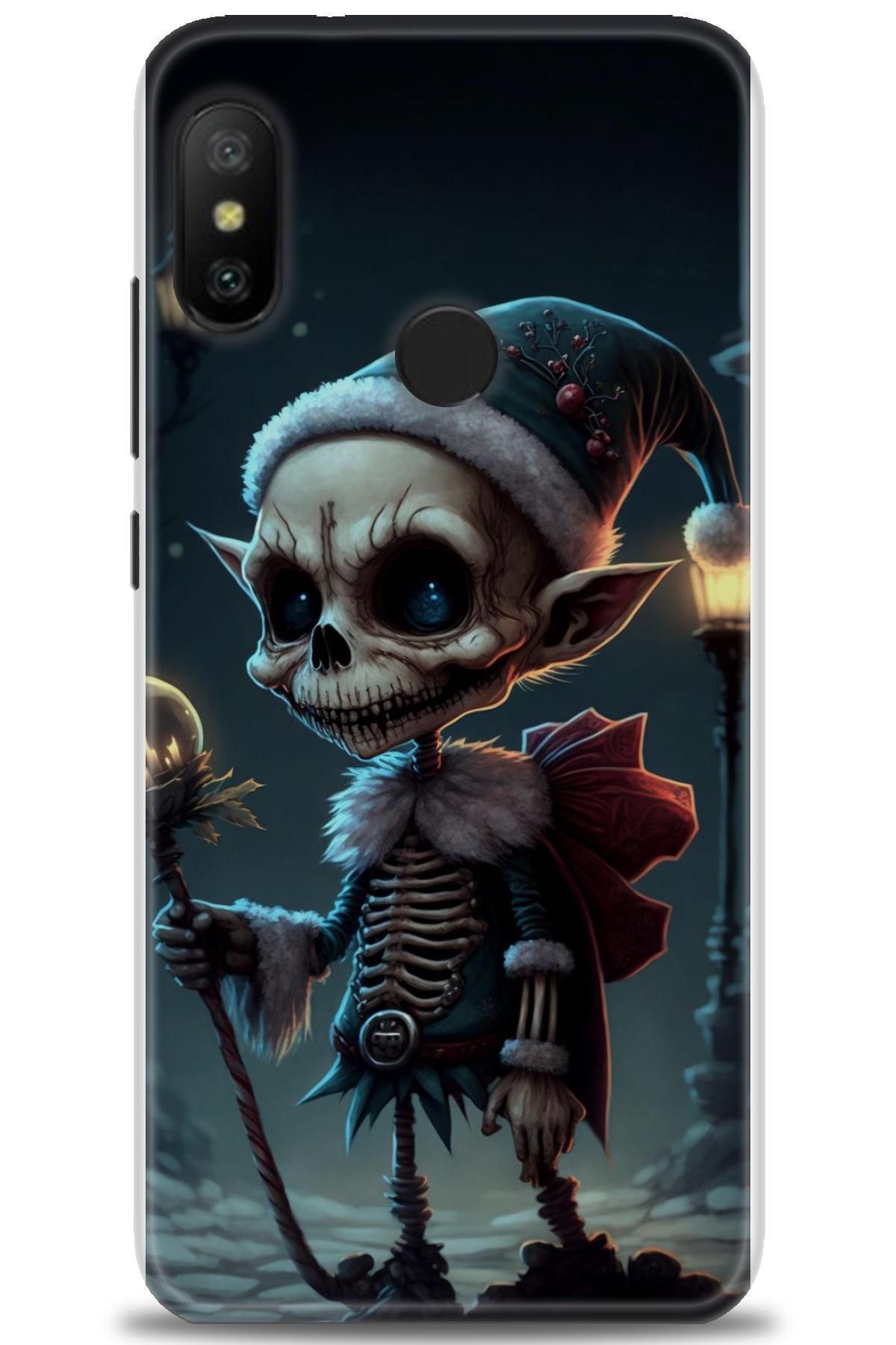 CooperTech Xiaomi Mi A2 Lite İle Uyumlu HD Baskılı Desenli Silikon Kılıf - 800