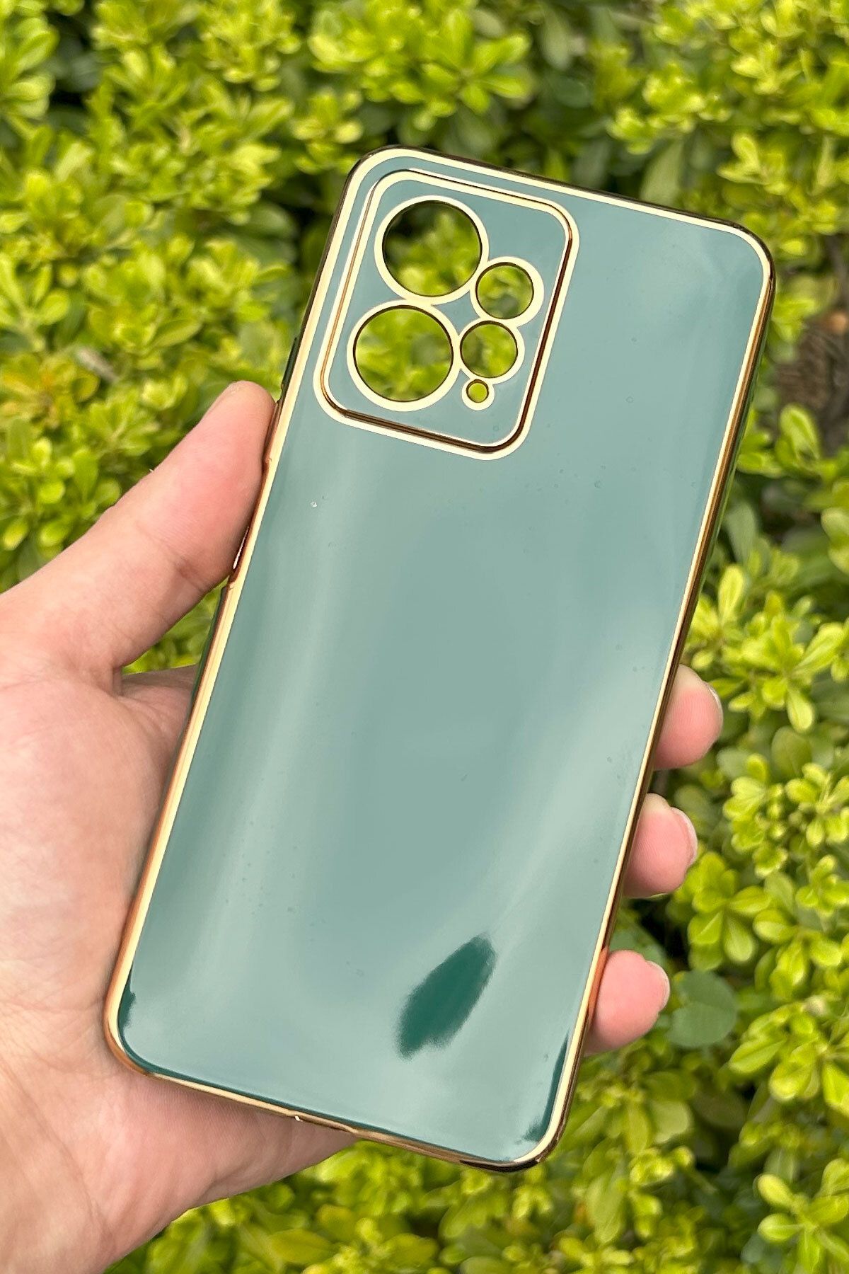 CEPSTOK Xiaomi Redmi Note 12 4G Kılıf Kenar Detaylı Yumuşak Parlak Silikon