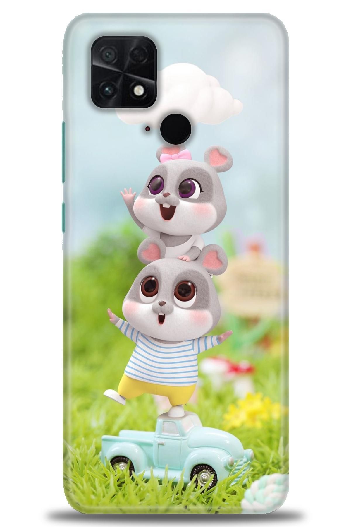 CooperTech Xiaomi Poco C40 İle Uyumlu HD Baskılı Desenli Silikon Kılıf - 590