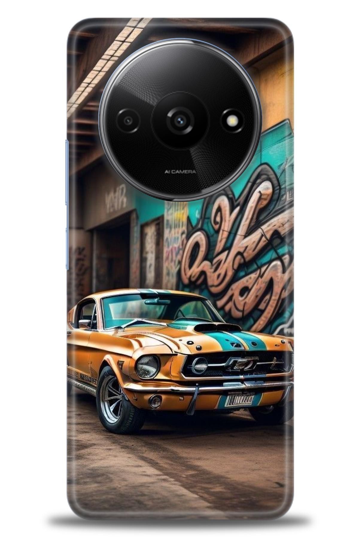CooperTech Xiaomi Redmi A3 4G 2024 İle Uyumlu HD Baskılı Desenli Silikon Kılıf - 990
