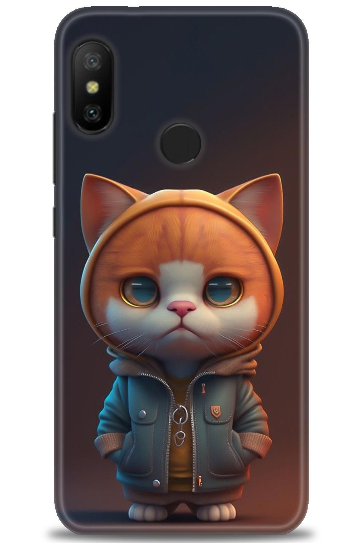 CooperTech Xiaomi Mi A2 Lite İle Uyumlu HD Baskılı Desenli Silikon Kılıf - 340