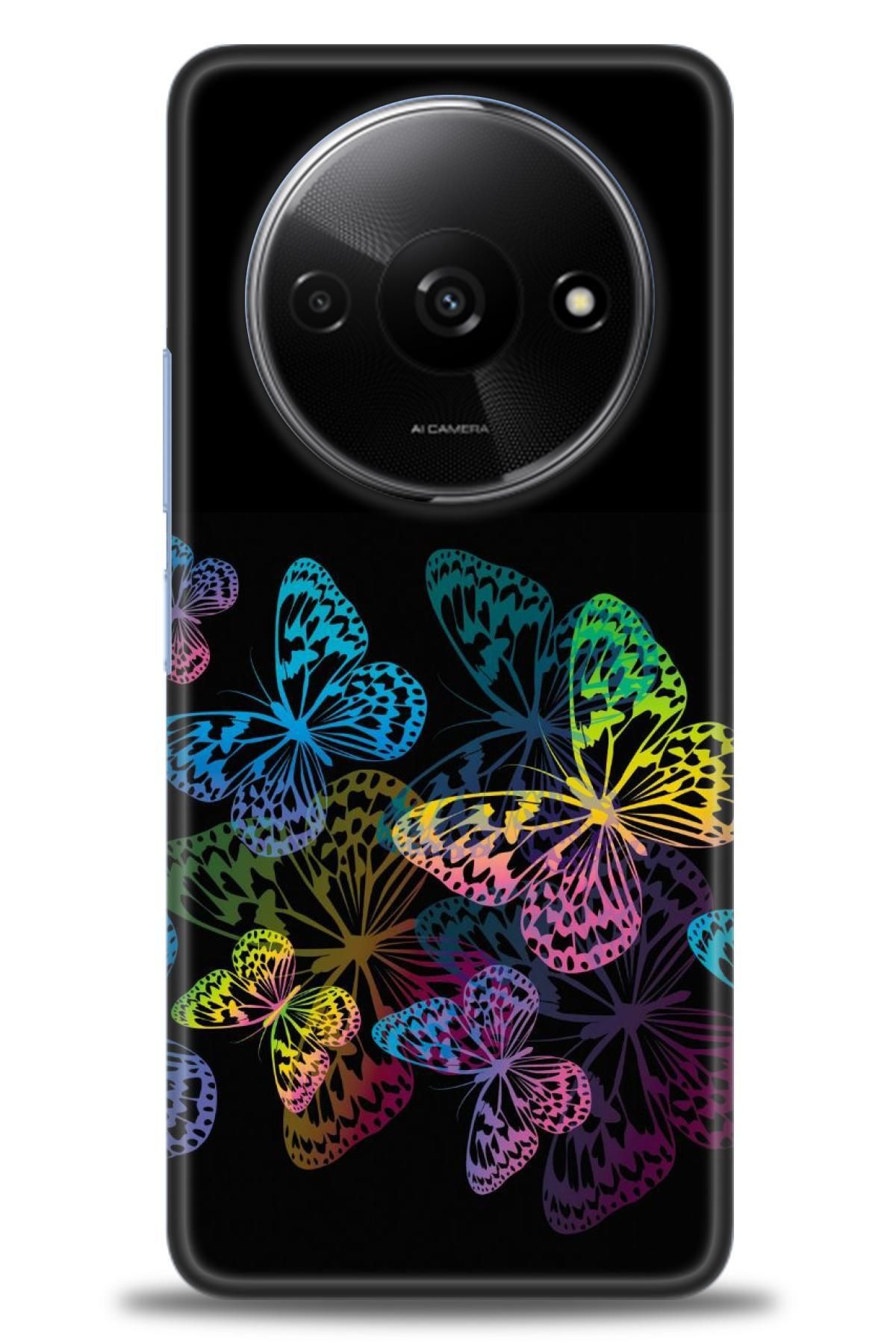 CooperTech Xiaomi Redmi A3 4G 2024 İle Uyumlu HD Baskılı Desenli Silikon Kılıf - 1030