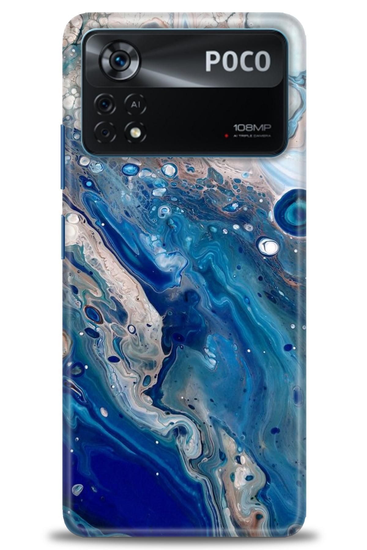 CooperTech Xiaomi Poco X4 Pro 5G İle Uyumlu HD Baskılı Desenli Silikon Kılıf - 220