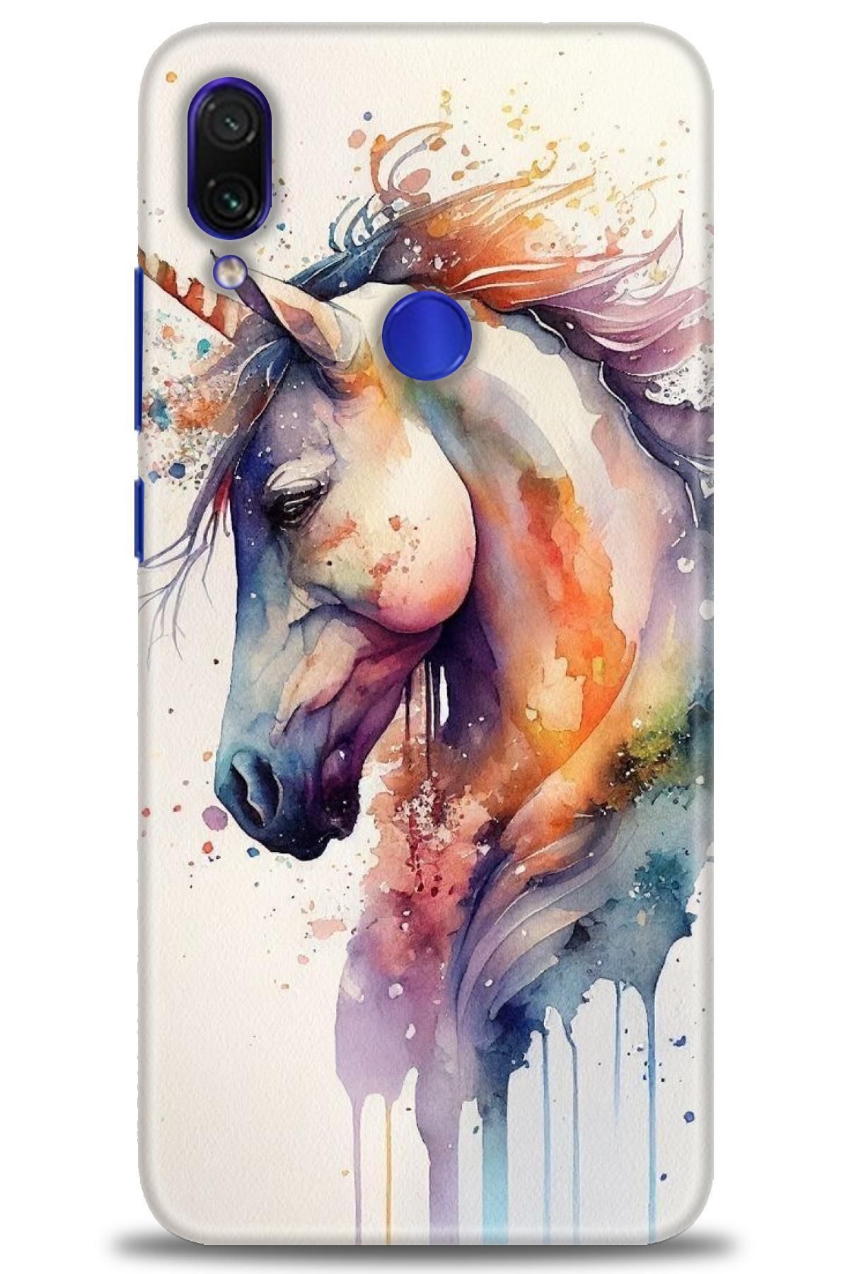 CooperTech Xiaomi Redmi Note 7 İle Uyumlu HD Baskılı Desenli Silikon Kılıf - 110