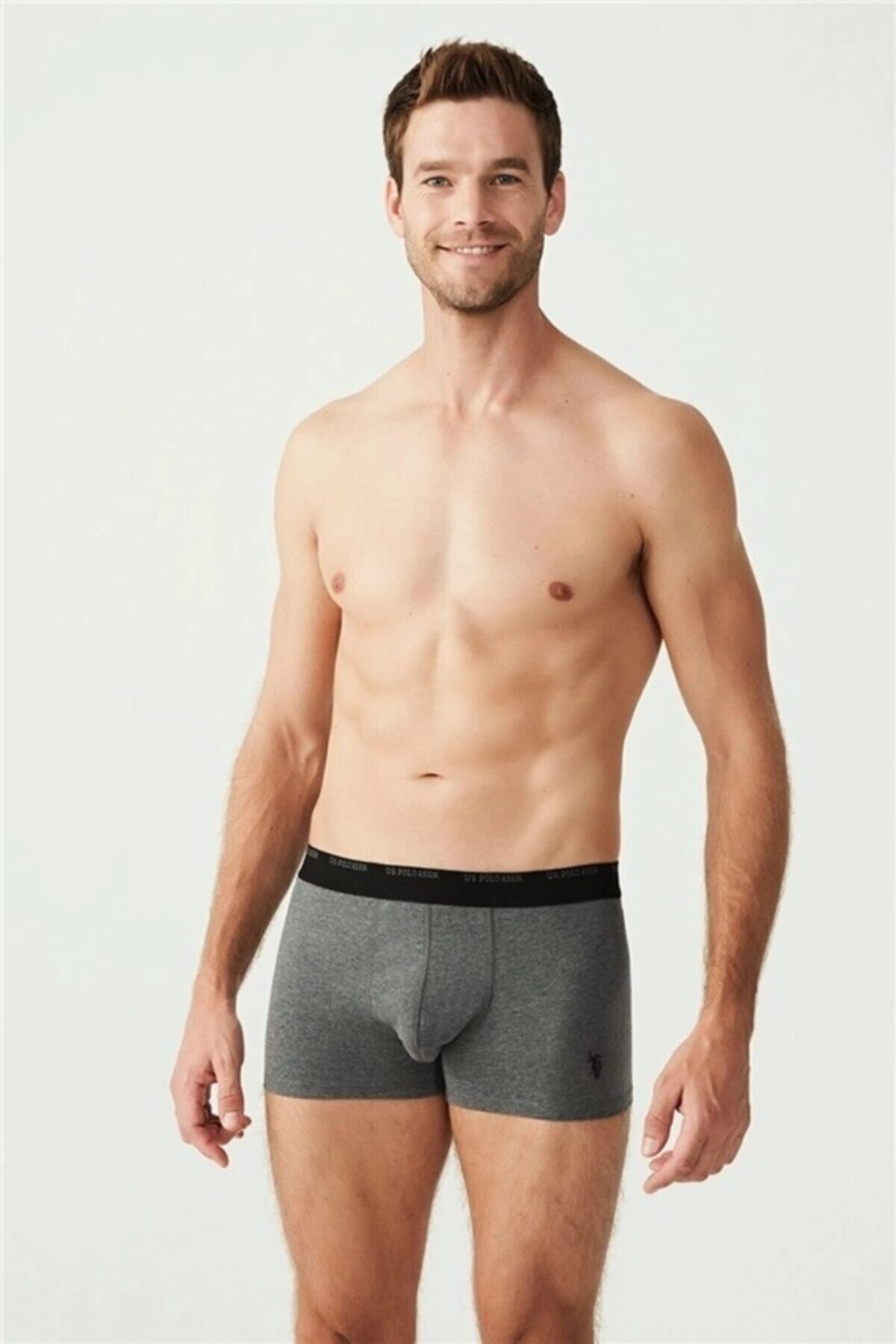 U.S. Polo Assn. Ekonomik Paket 3'lü Erkek Boxer