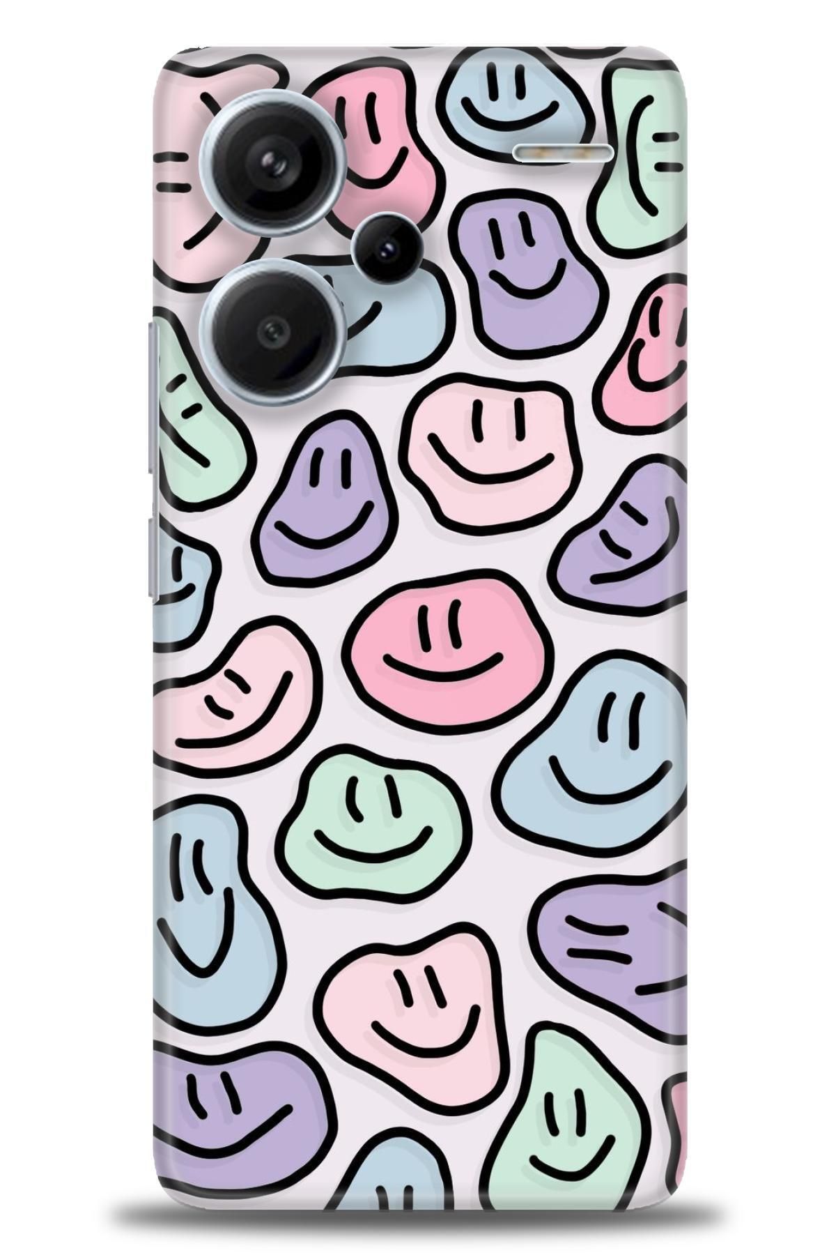 CooperTech Xiaomi Redmi Note 13 Pro Plus İle Uyumlu HD Baskılı Desenli Silikon Kılıf - 70
