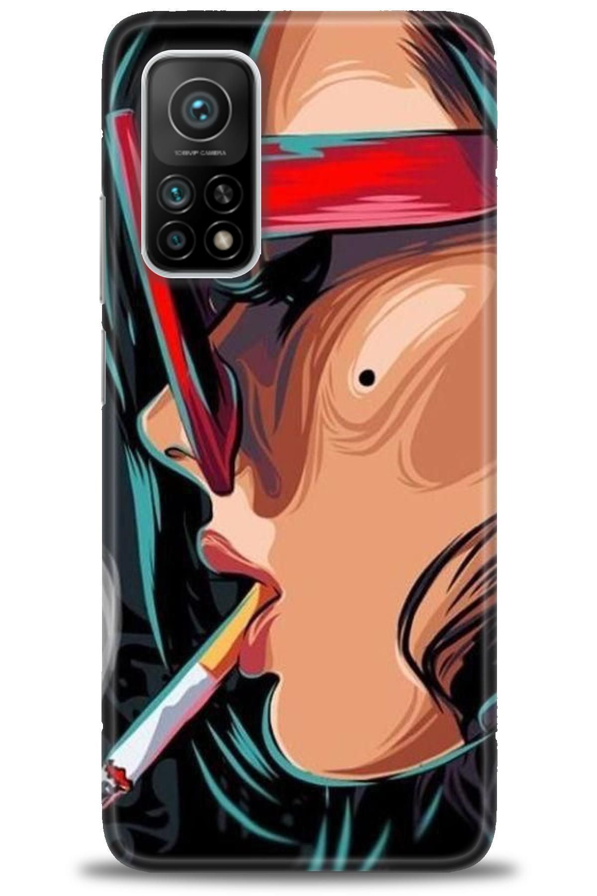 CooperTech Xiaomi Mi 10T İle Uyumlu HD Baskılı Desenli Silikon Kılıf - 240