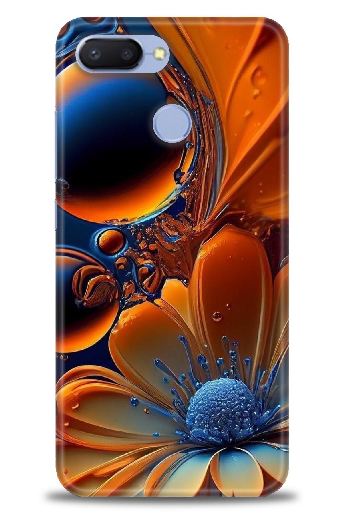 CooperTech Xiaomi Redmi 6 İle Uyumlu HD Baskılı Desenli Silikon Kılıf - 360