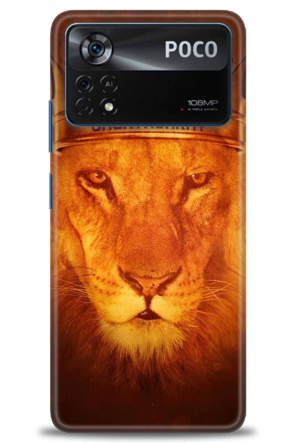 CooperTech Xiaomi Poco X4 Pro 5G İle Uyumlu HD Baskılı Desenli Silikon Kılıf - 80