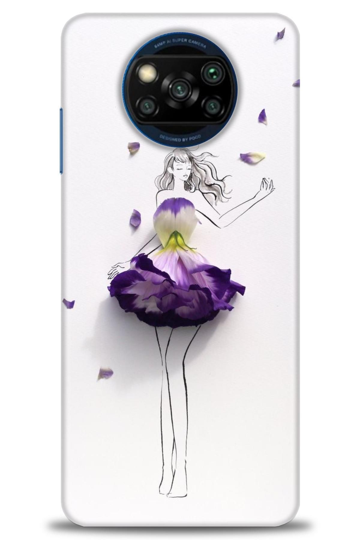 CooperTech Xiaomi Poco X3 NFC İle Uyumlu HD Baskılı Desenli Silikon Kılıf - 740