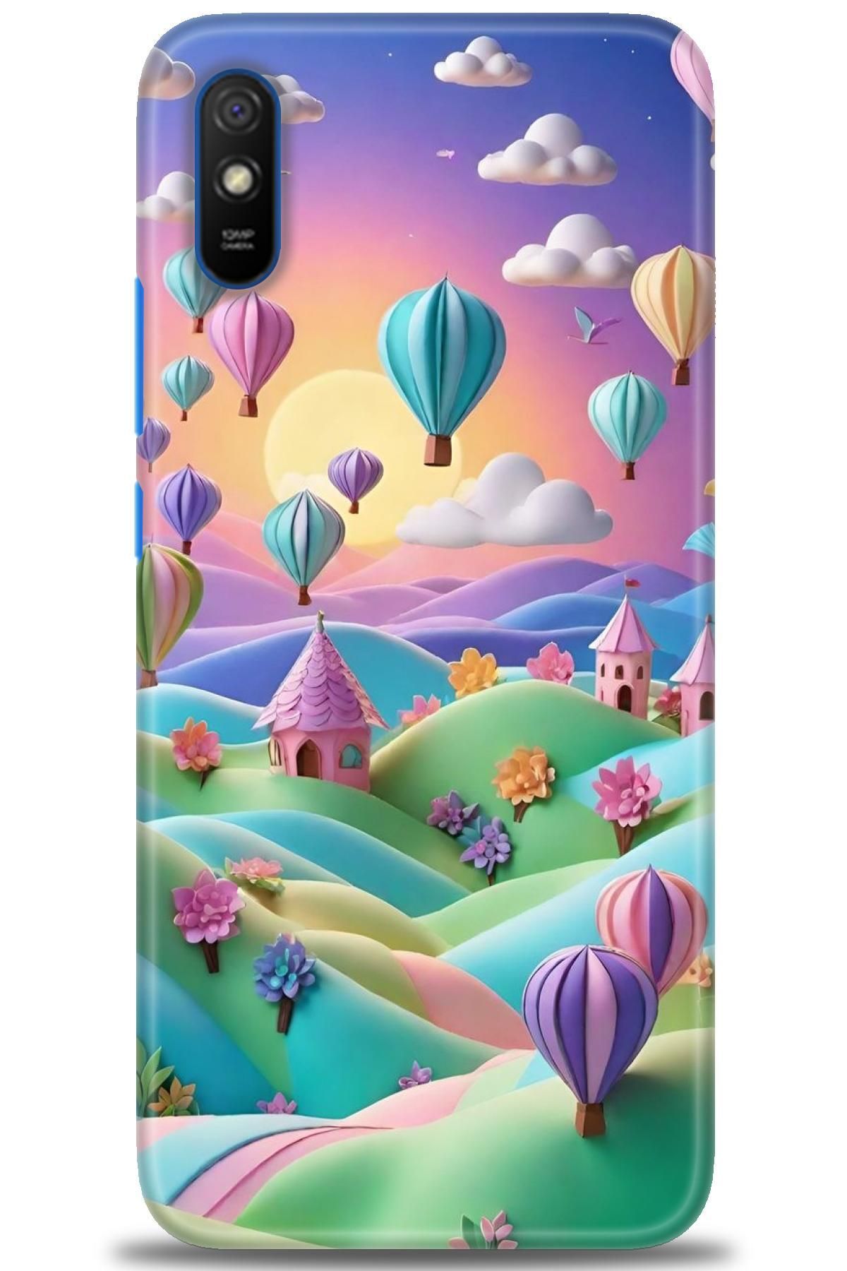 CooperTech Xiaomi Redmi 9A İle Uyumlu HD Baskılı Desenli Silikon Kılıf - 330