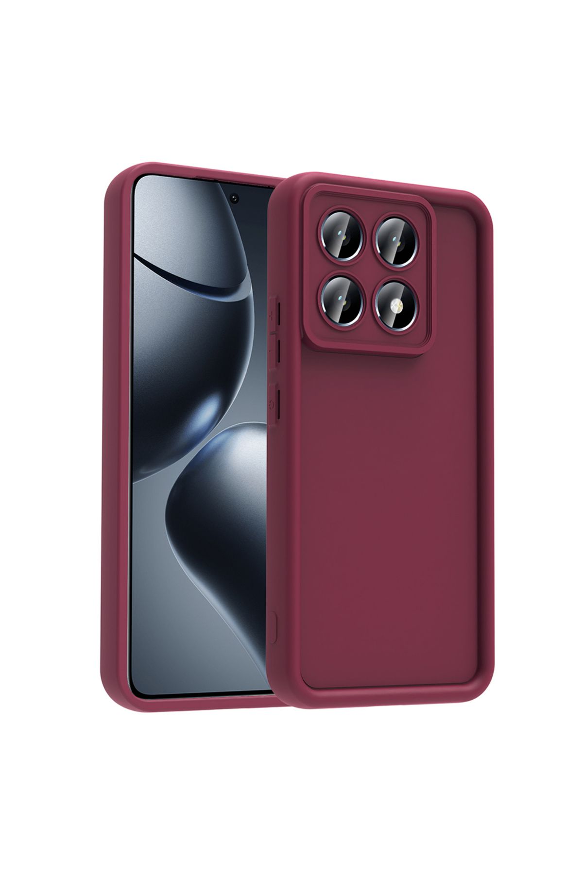 Novatis Xiaomi 14T Pro Uyumlu Kılıf 3D Kamera Korumalı Soft Silikon Kapak