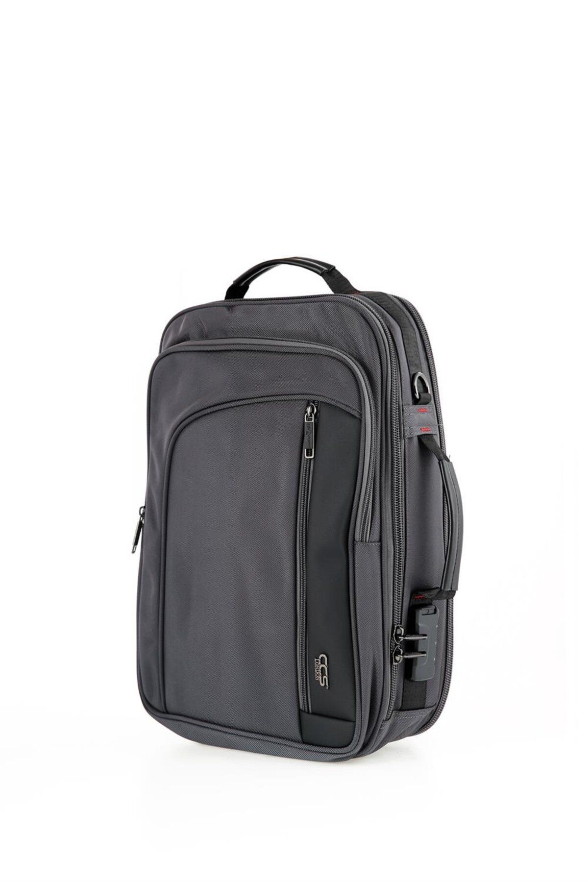 ÇÇS-Backpack with USB and Headphone Input, Laptop Compartment, Lock 2