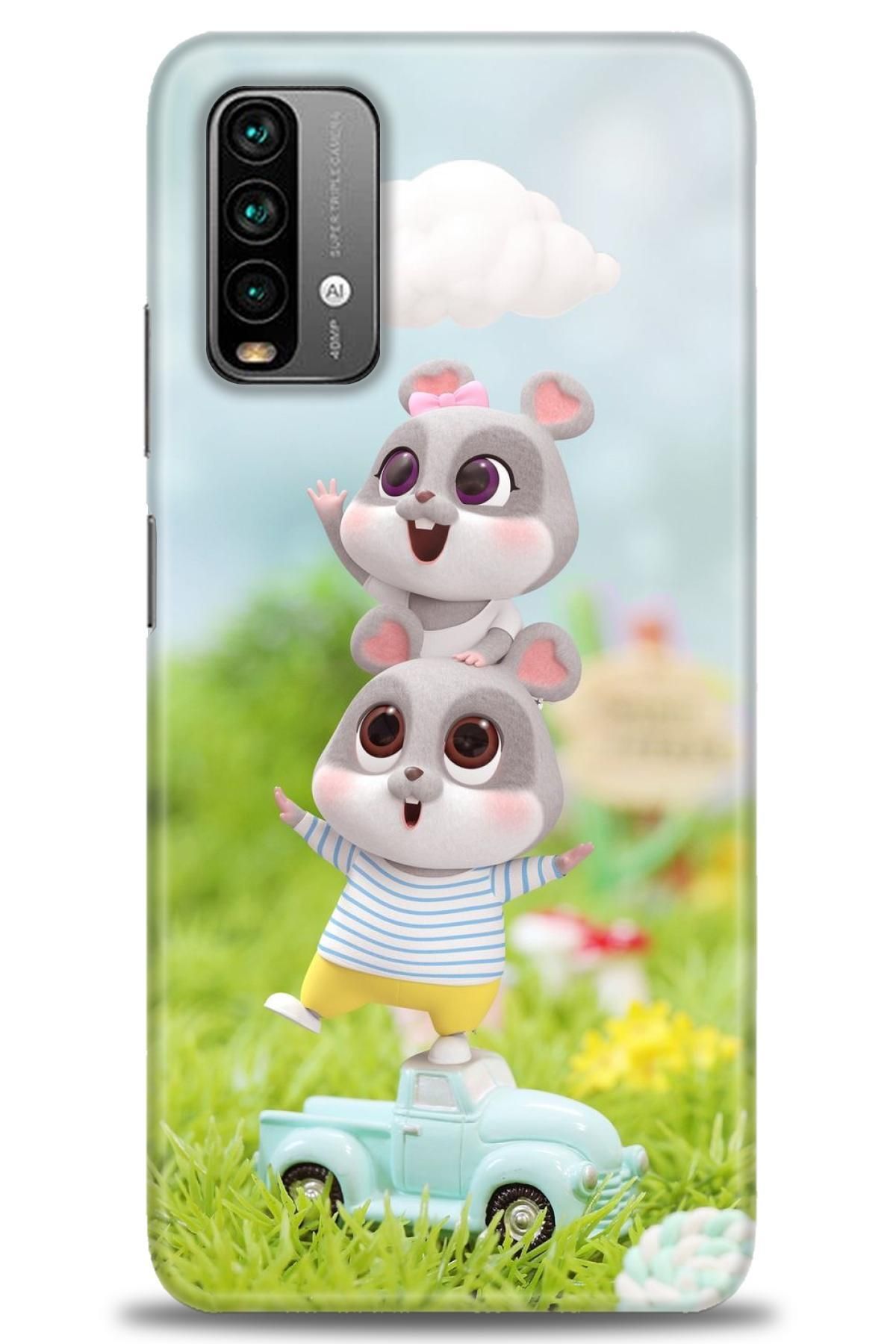 CooperTech Xiaomi Redmi Note 9 4G İle Uyumlu HD Baskılı Desenli Silikon Kılıf - 590