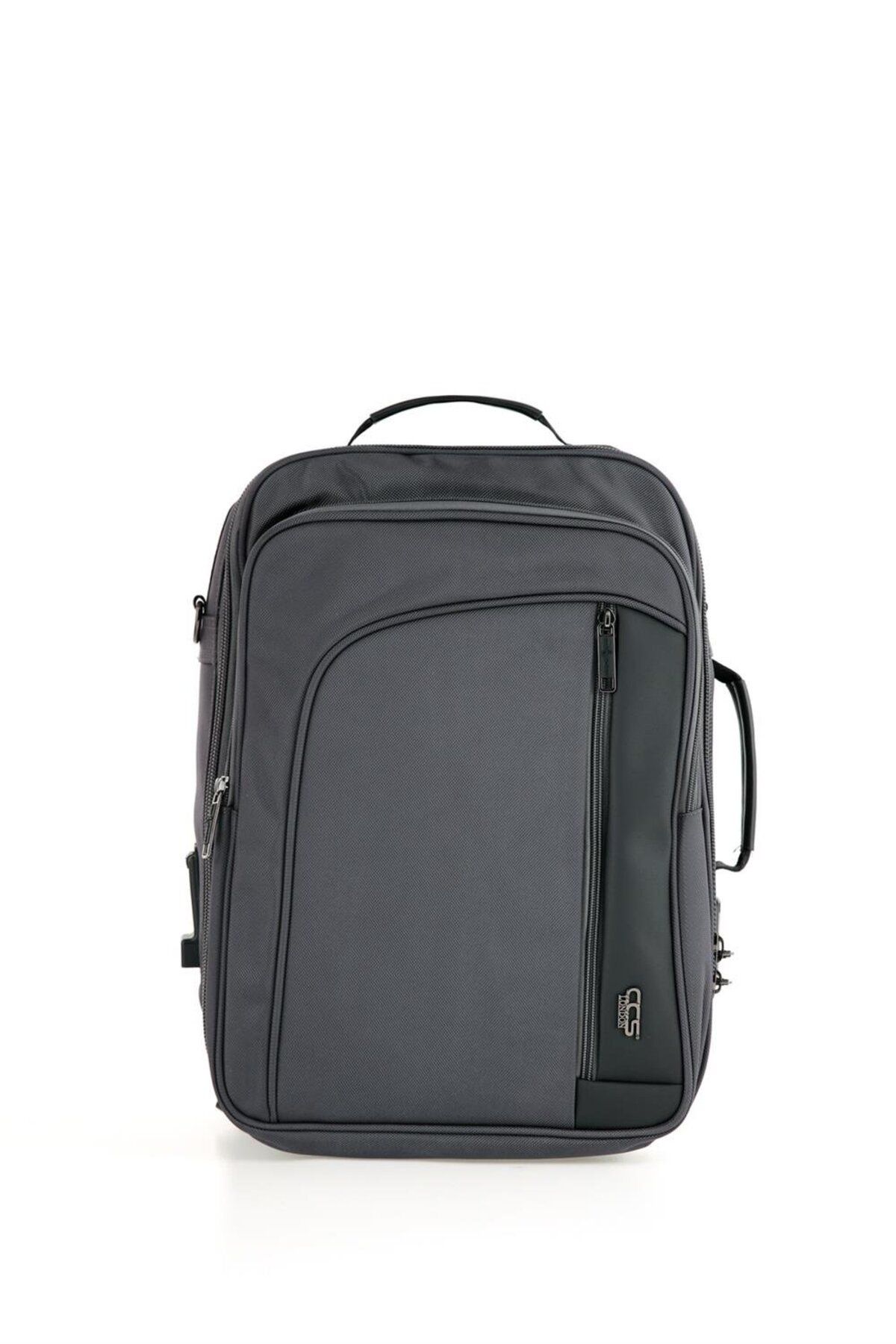 ÇÇS-Backpack with USB and Headphone Input, Laptop Compartment, Lock 1