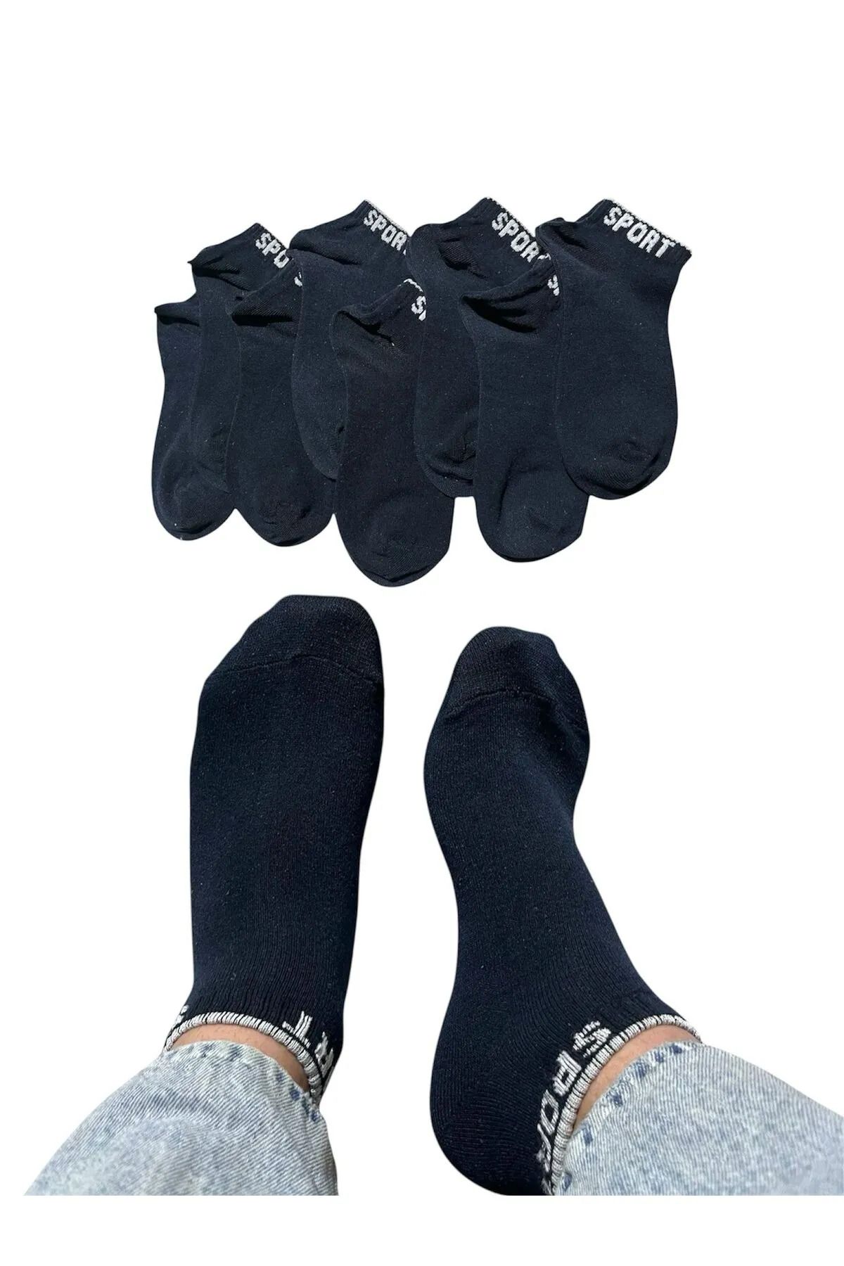 BYNDRSOCKS 7 Çift Erkek Patik Pamuklu Çorap