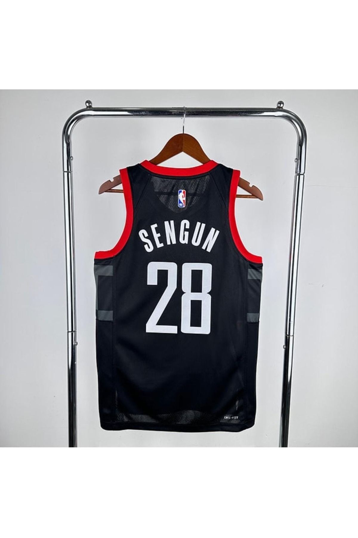 feriköy H.o.u.s.t.o.n Rockets 2025 ALPEREN ŞENGÜN BASKETBOL FORMASI (Black)