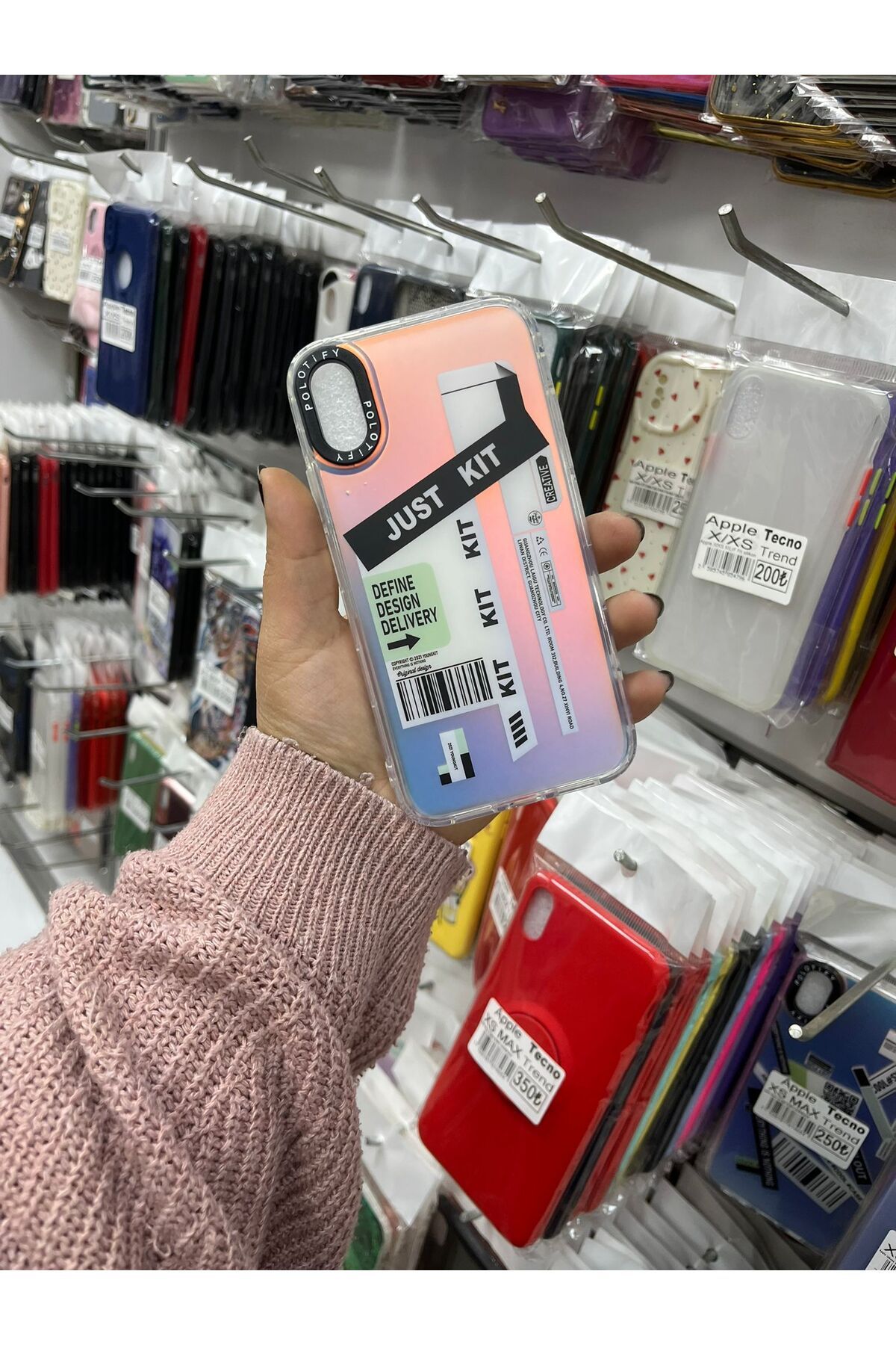 TECNOTREND Apple İphone Xr desenli fosforlu silikon kılıf