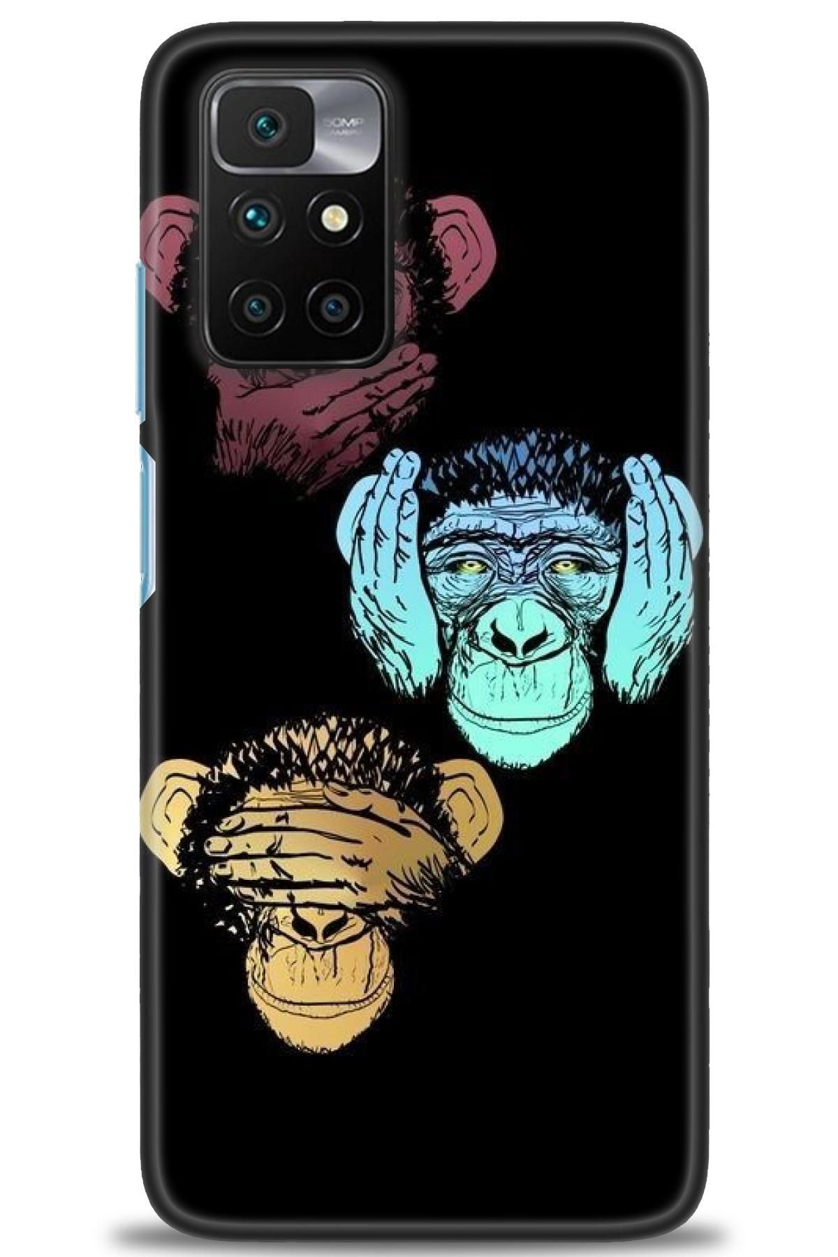 CooperTech Xiaomi Redmi 10 İle Uyumlu HD Baskılı Desenli Silikon Kılıf - 841