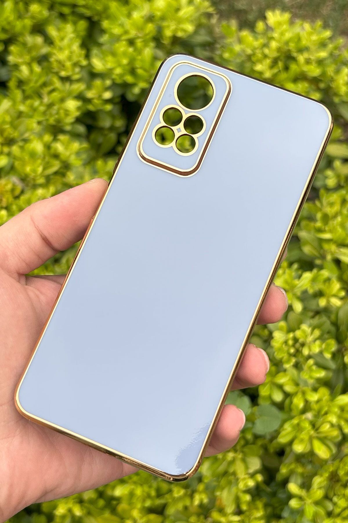 CEPSTOK Xiaomi Redmi Note 12 Pro 4G Kılıf Kenar Detaylı Yumuşak Parlak Silikon