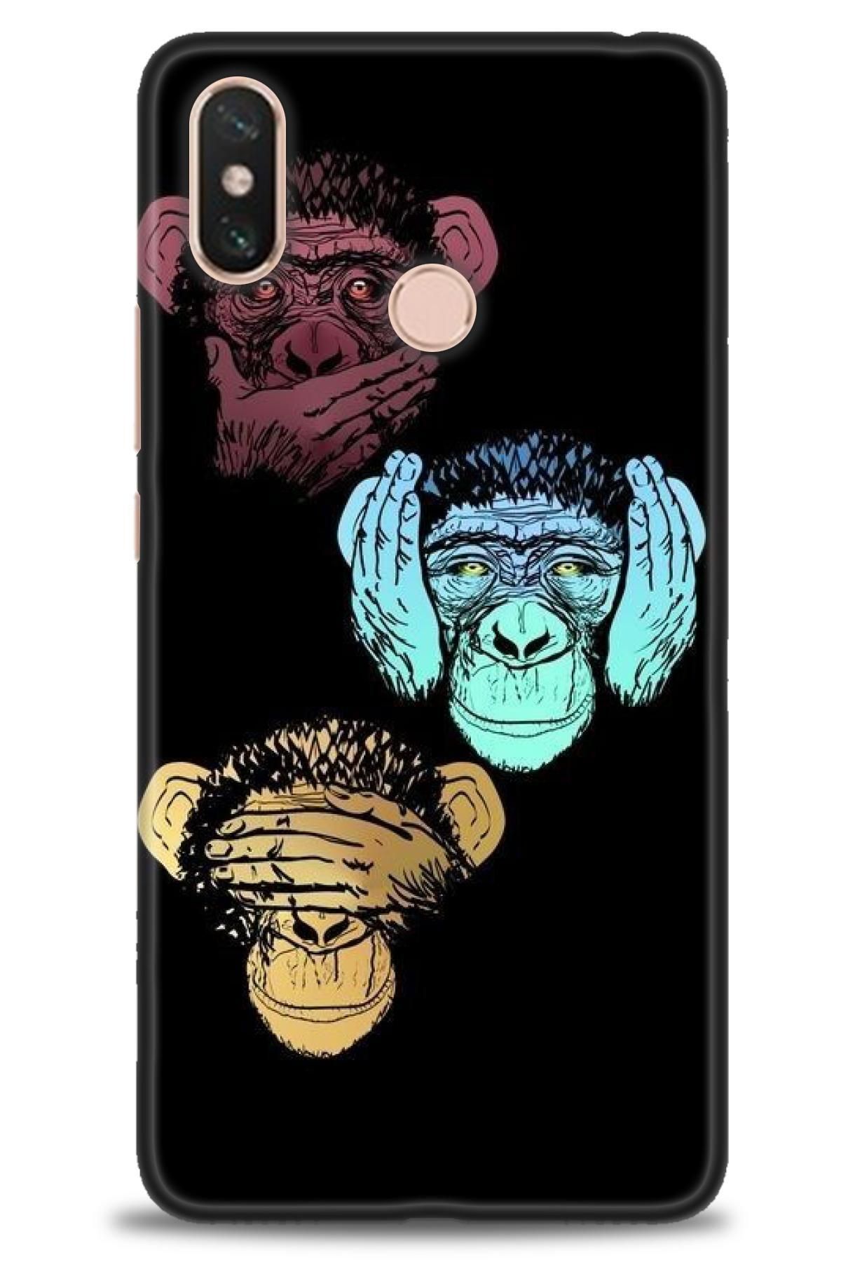 CooperTech Xiaomi Mi Max 3 İle Uyumlu HD Baskılı Desenli Silikon Kılıf - 841