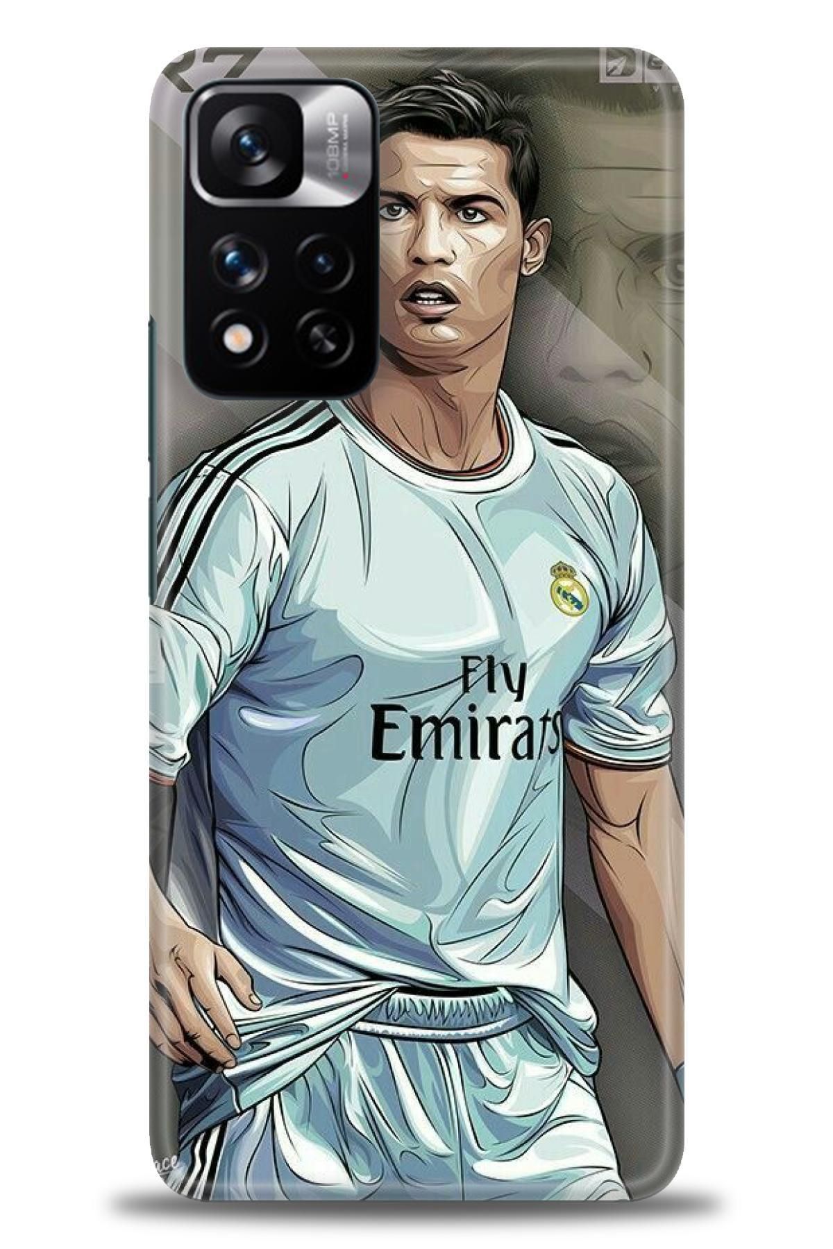 CooperTech Xiaomi Redmi Note 11 Pro Plus İle Uyumlu HD Baskılı Desenli Silikon Kılıf - 861