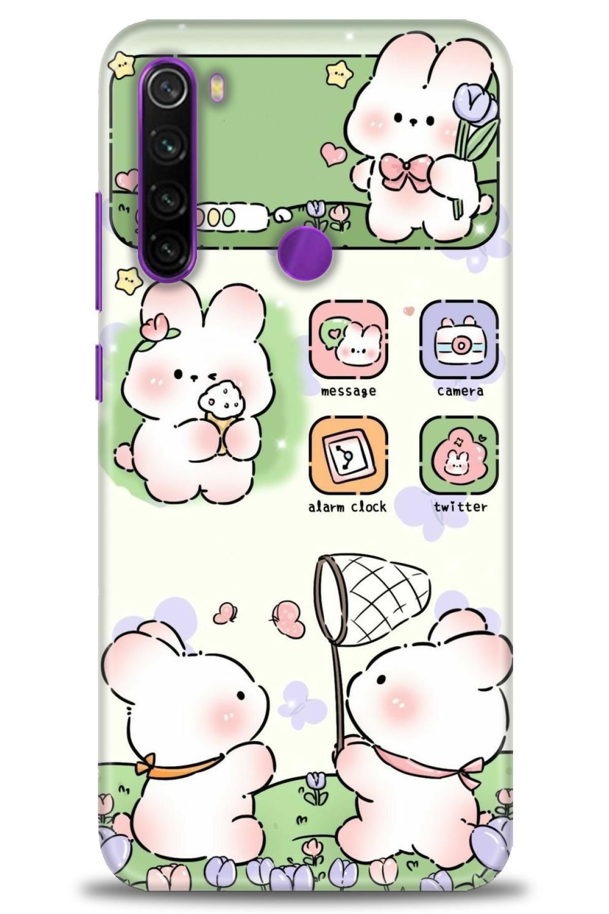 CooperTech Xiaomi Redmi Note 8 İle Uyumlu HD Baskılı Desenli Silikon Kılıf - 441