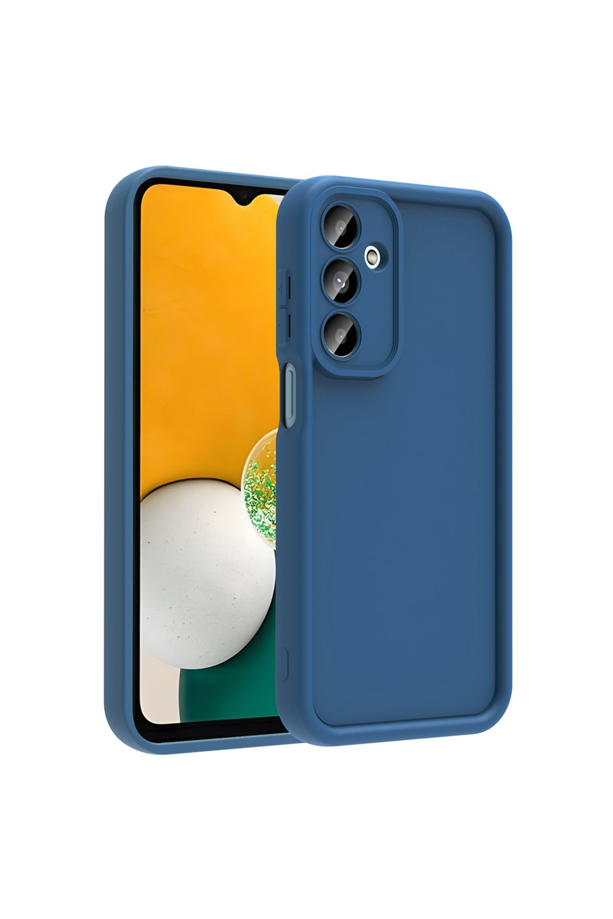 Novatis Samsung Galaxy A36 Uyumlu Kılıf 3D Kamera Korumalı Soft Silikon Kapak
