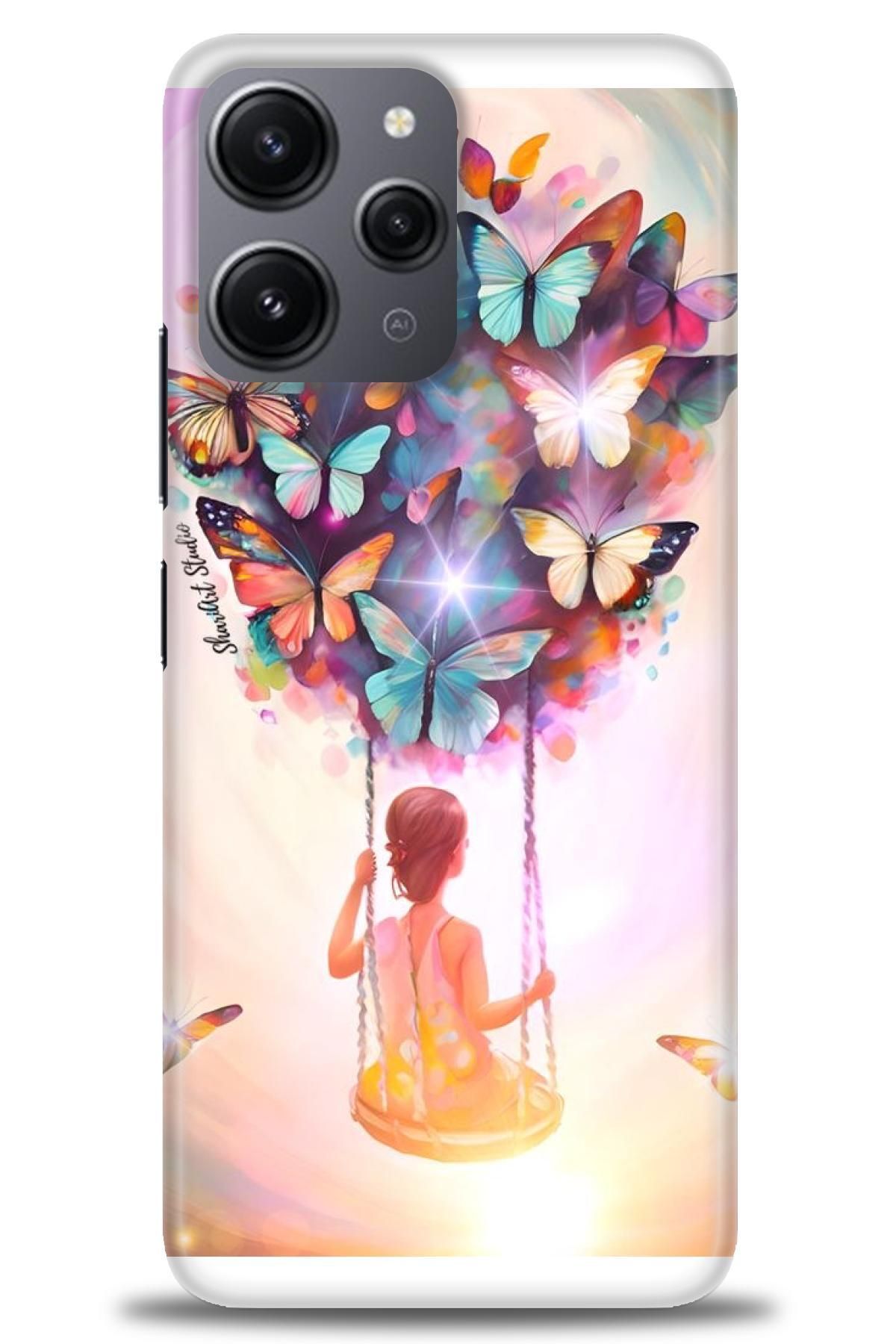 CooperTech Xiaomi Redmi 12 İle Uyumlu HD Baskılı Desenli Silikon Kılıf - 931