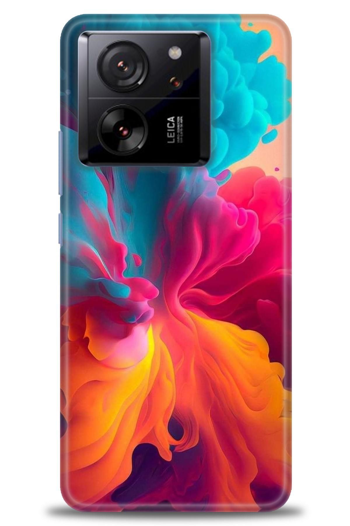 CooperTech Xiaomi Mi 13T Pro İle Uyumlu HD Baskılı Desenli Silikon Kılıf - 551