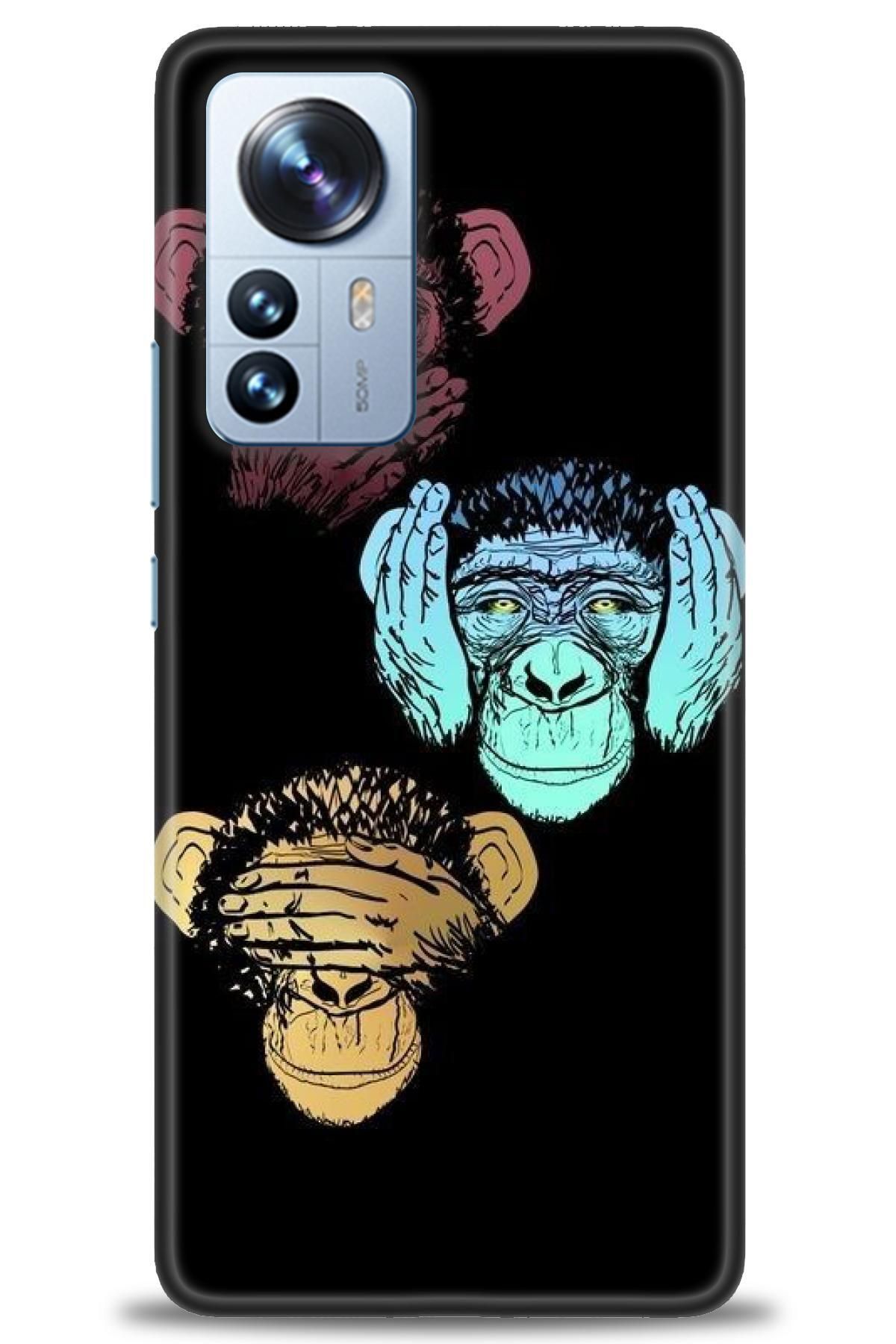 CooperTech Xiaomi Mi 12 İle Uyumlu HD Baskılı Desenli Silikon Kılıf - 841