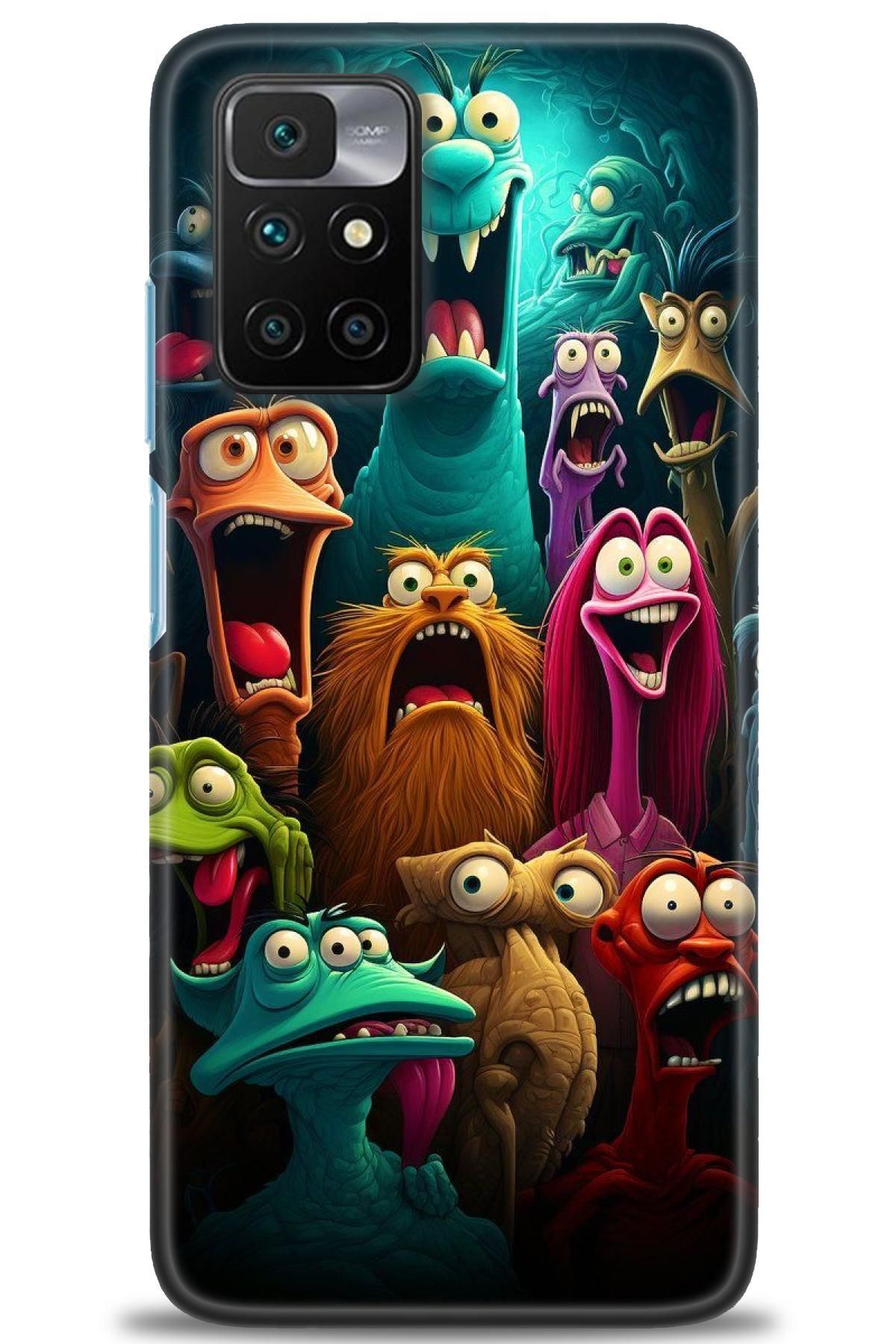CooperTech Xiaomi Redmi 10 İle Uyumlu HD Baskılı Desenli Silikon Kılıf - 481