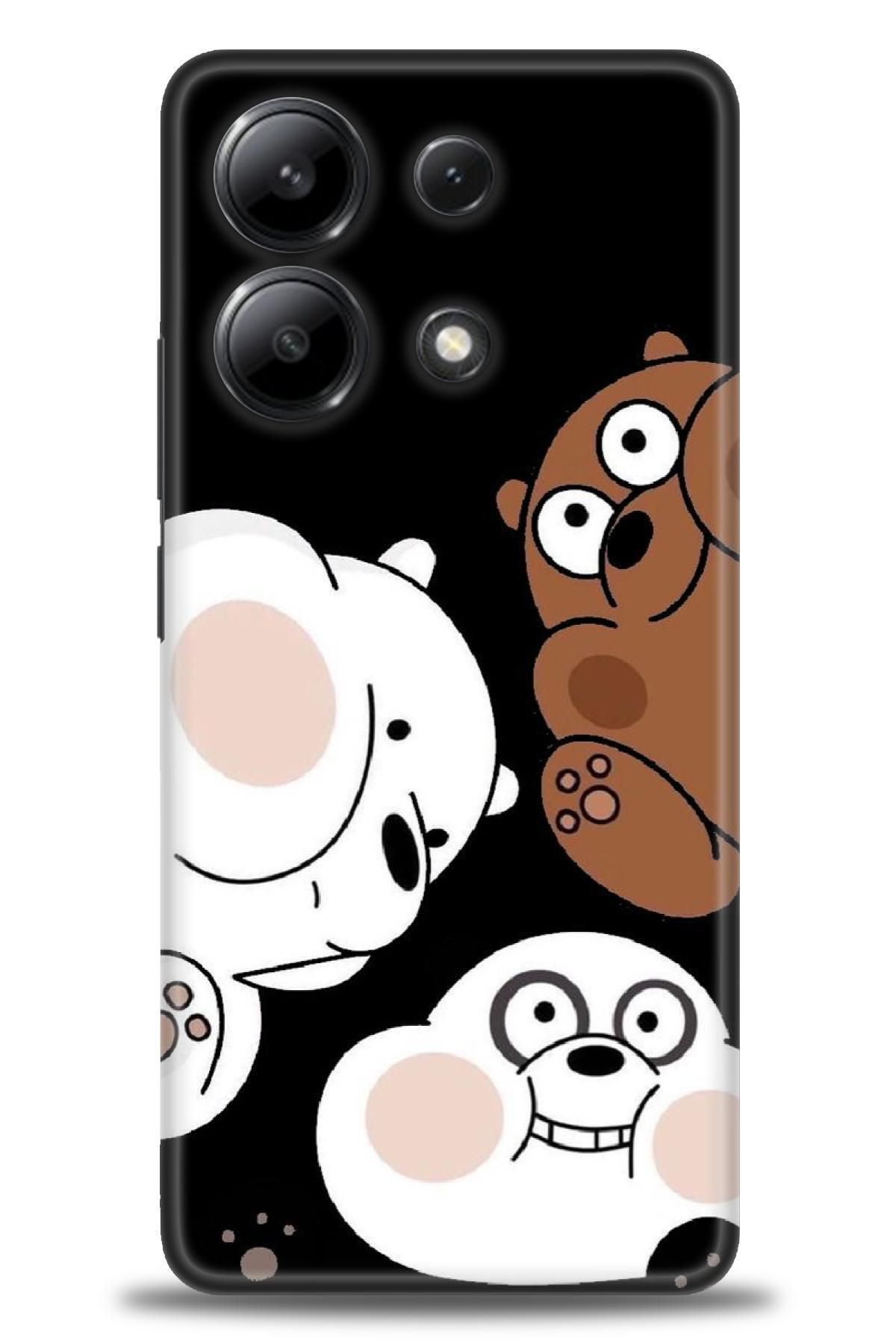 CooperTech Xiaomi Redmi Note 13 4G İle Uyumlu HD Baskılı Desenli Silikon Kılıf - 81