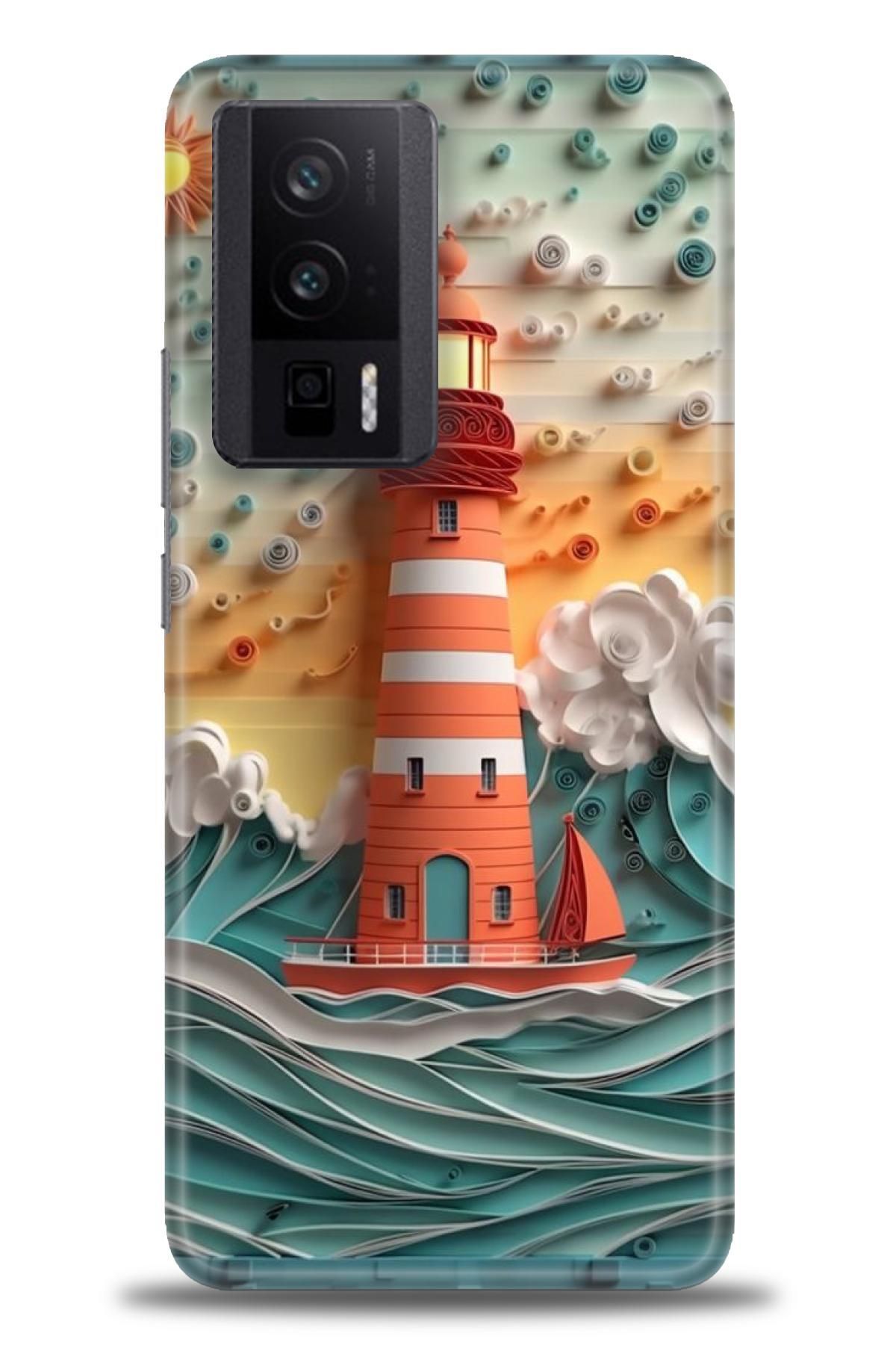 CooperTech Xiaomi Poco F5 Pro İle Uyumlu HD Baskılı Desenli Silikon Kılıf - 881